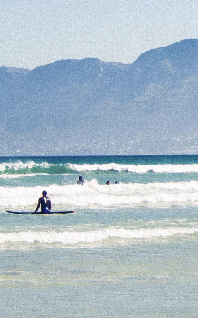 People swimming in ocean