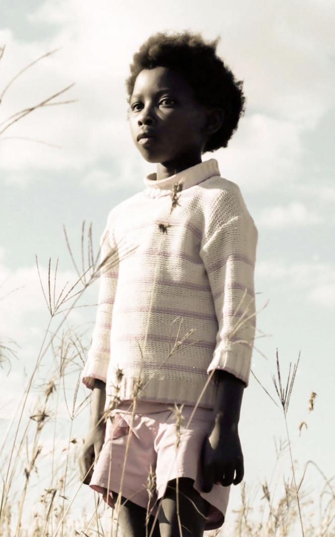 Boy in field