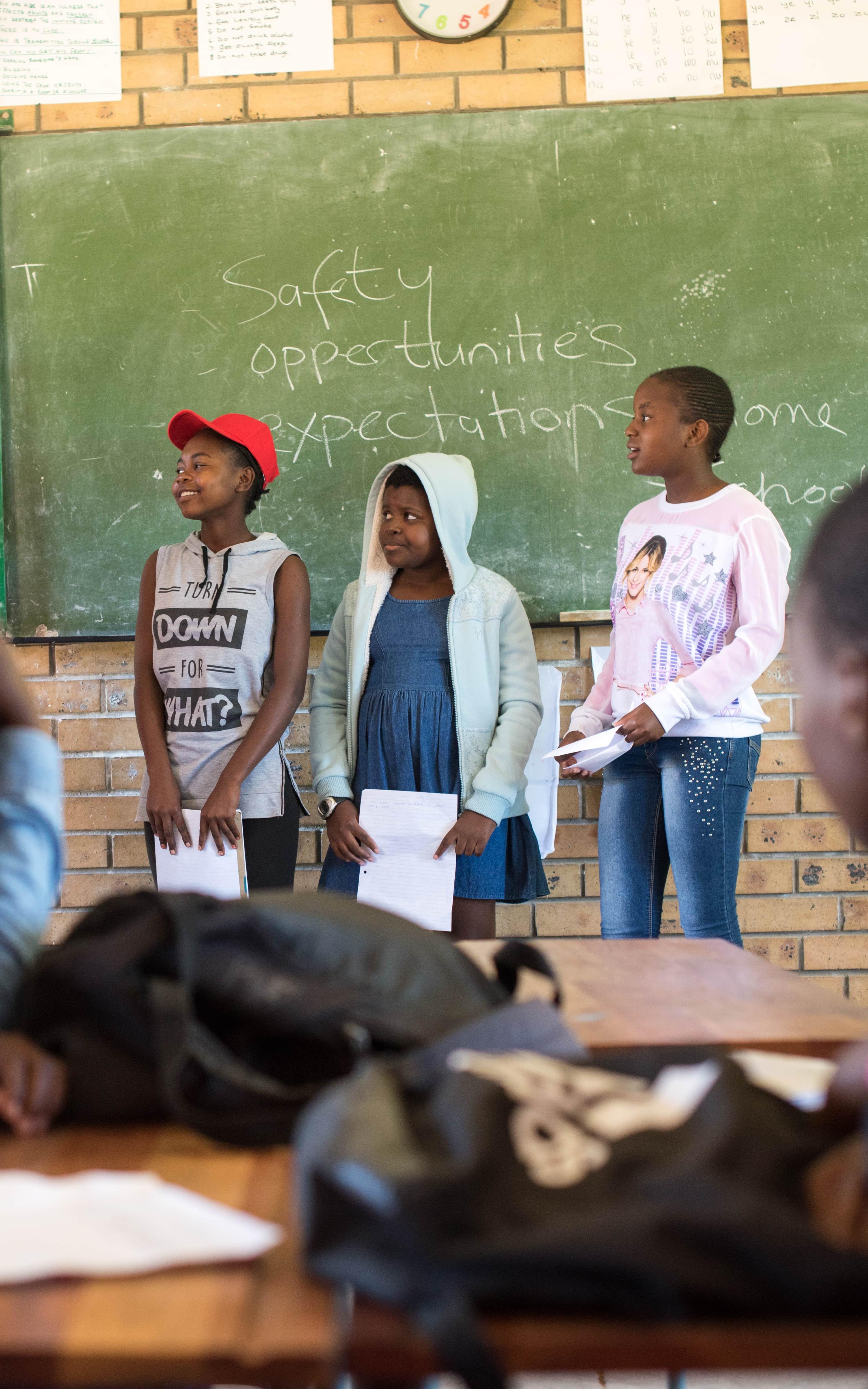 Children at school