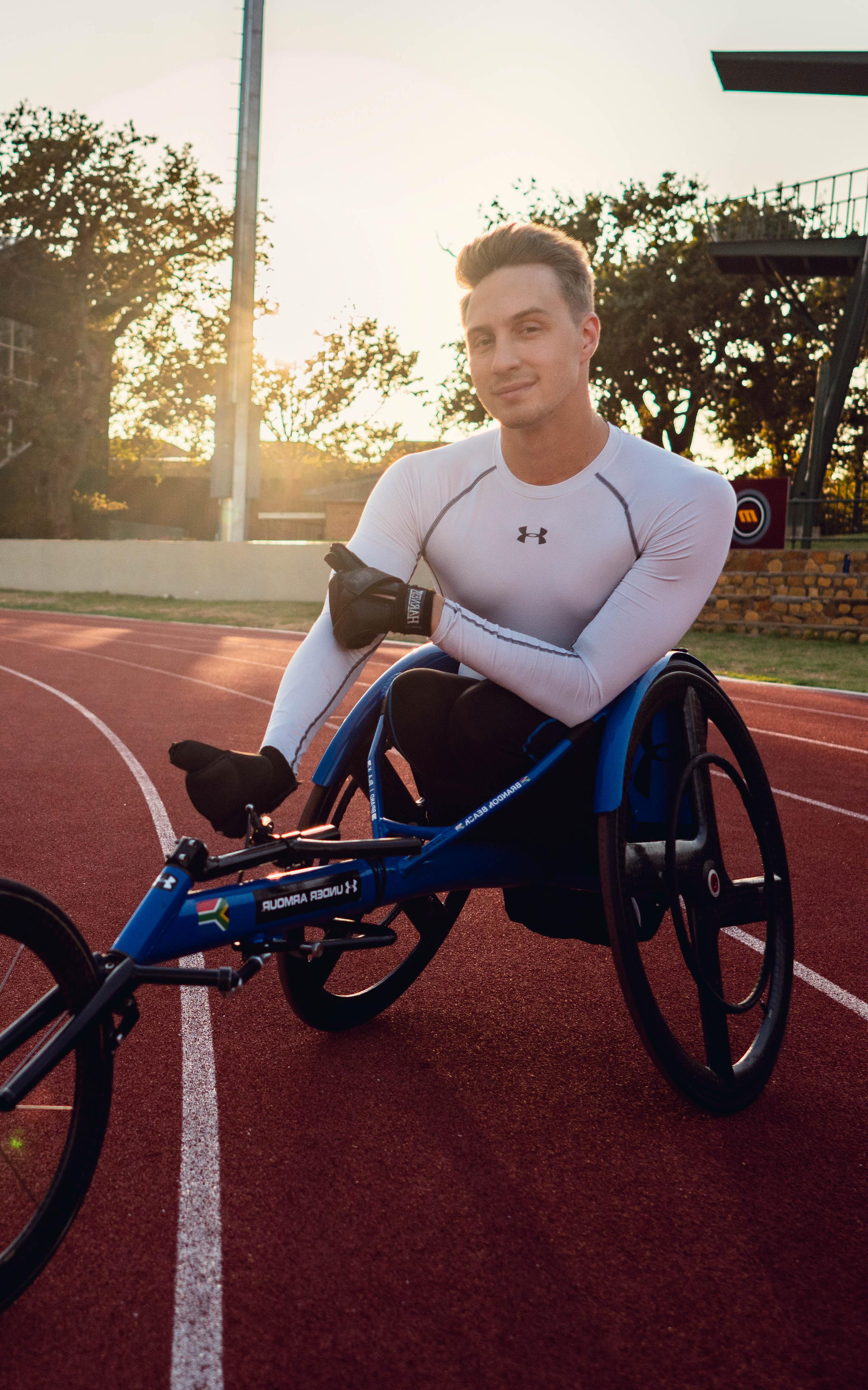 beautiful news wheelchair racer