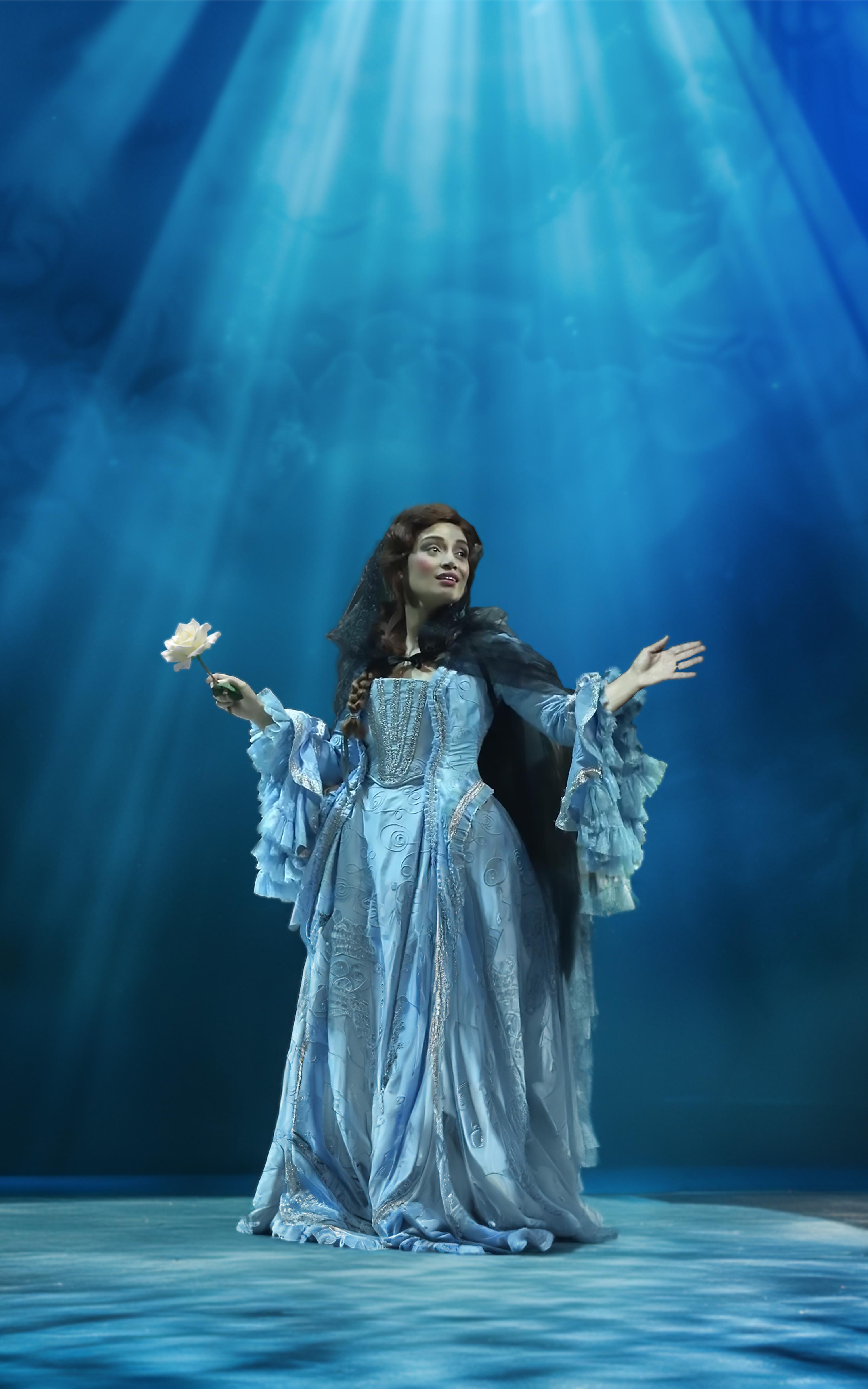 Opera singer Brittany Smith performs on stage
