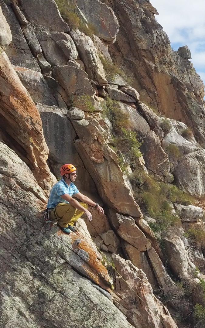 The climbing enthusiast exploring the best routes in Montagu