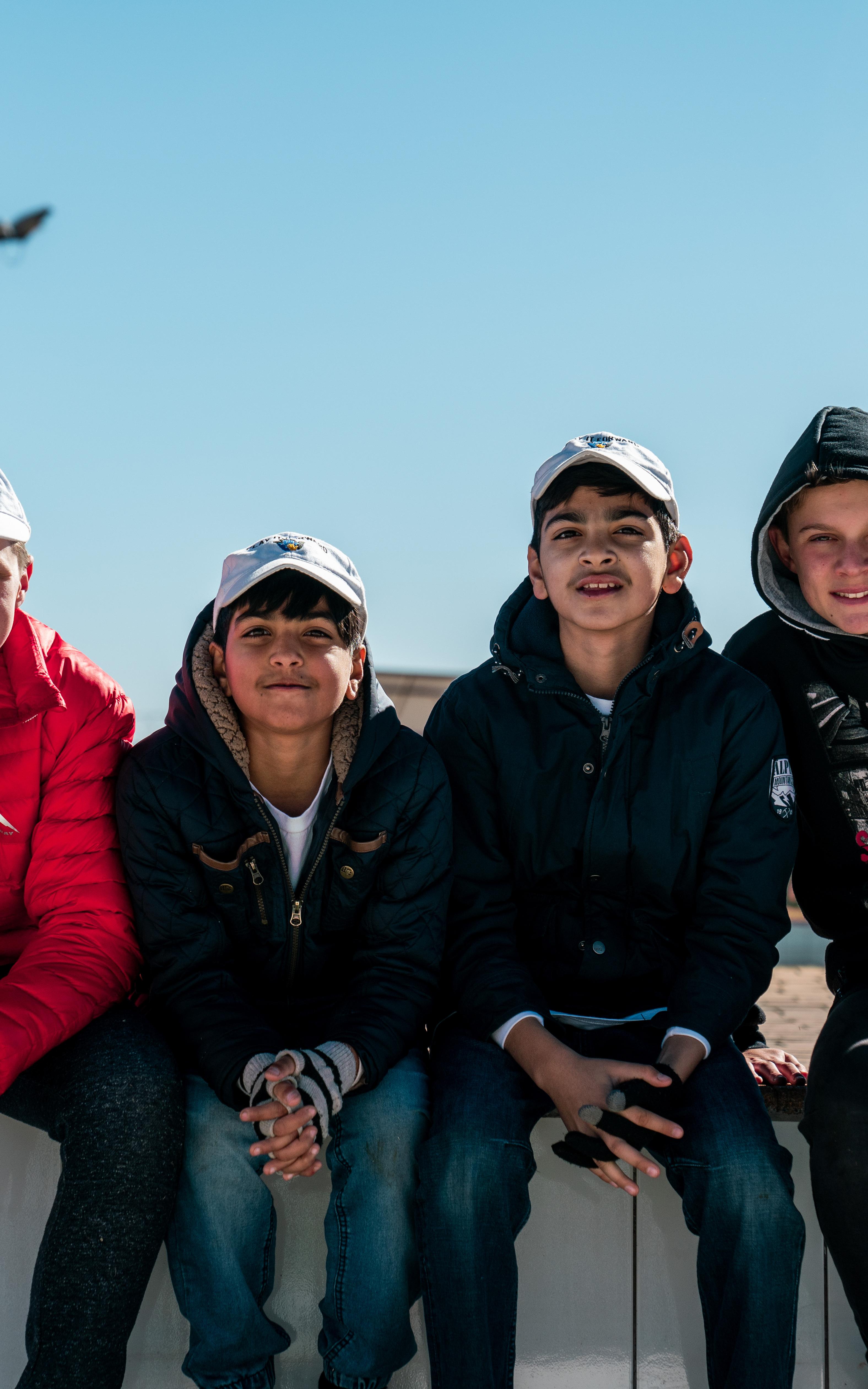 Four boys, aim to help other children.