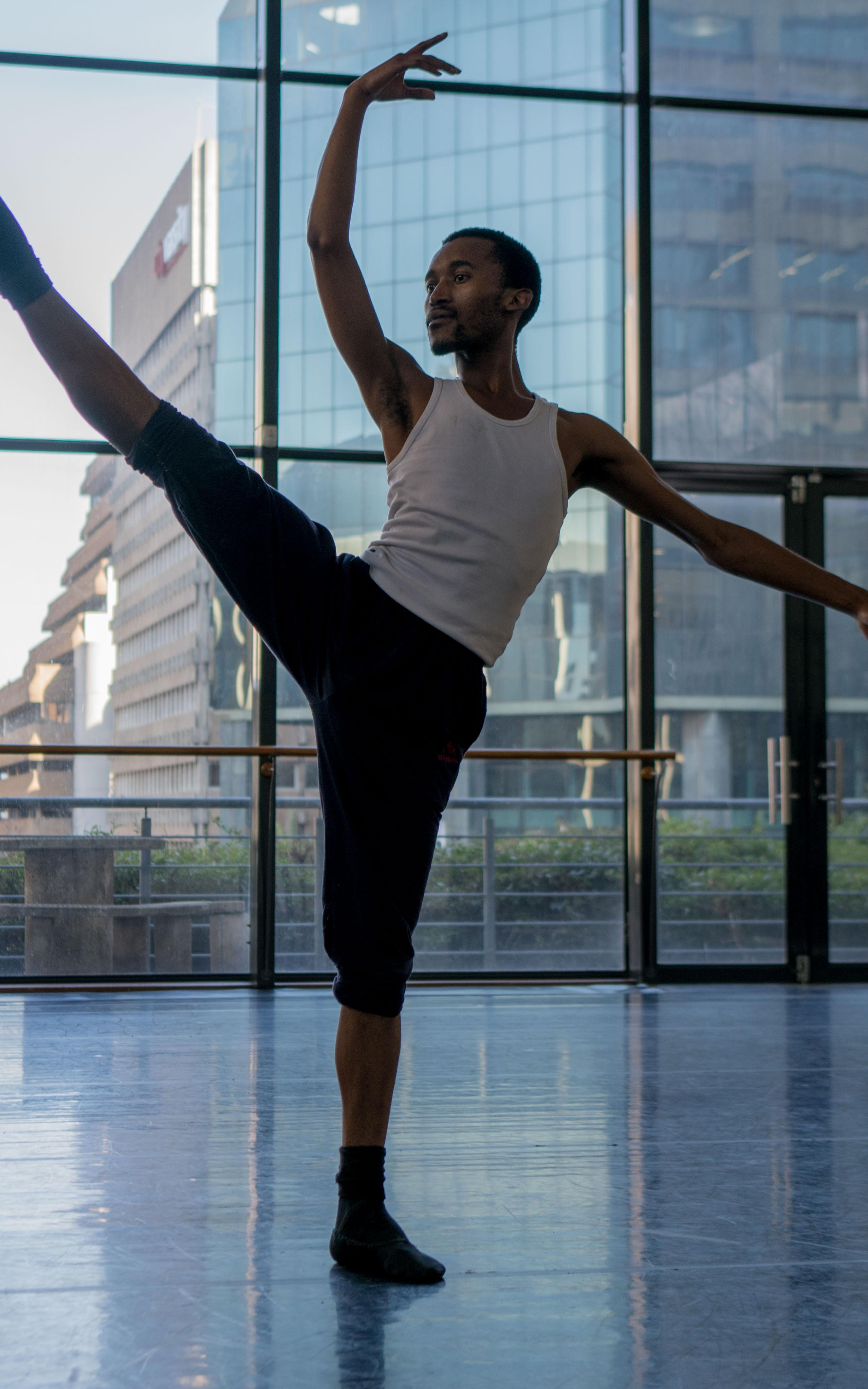 Man dancing ballet