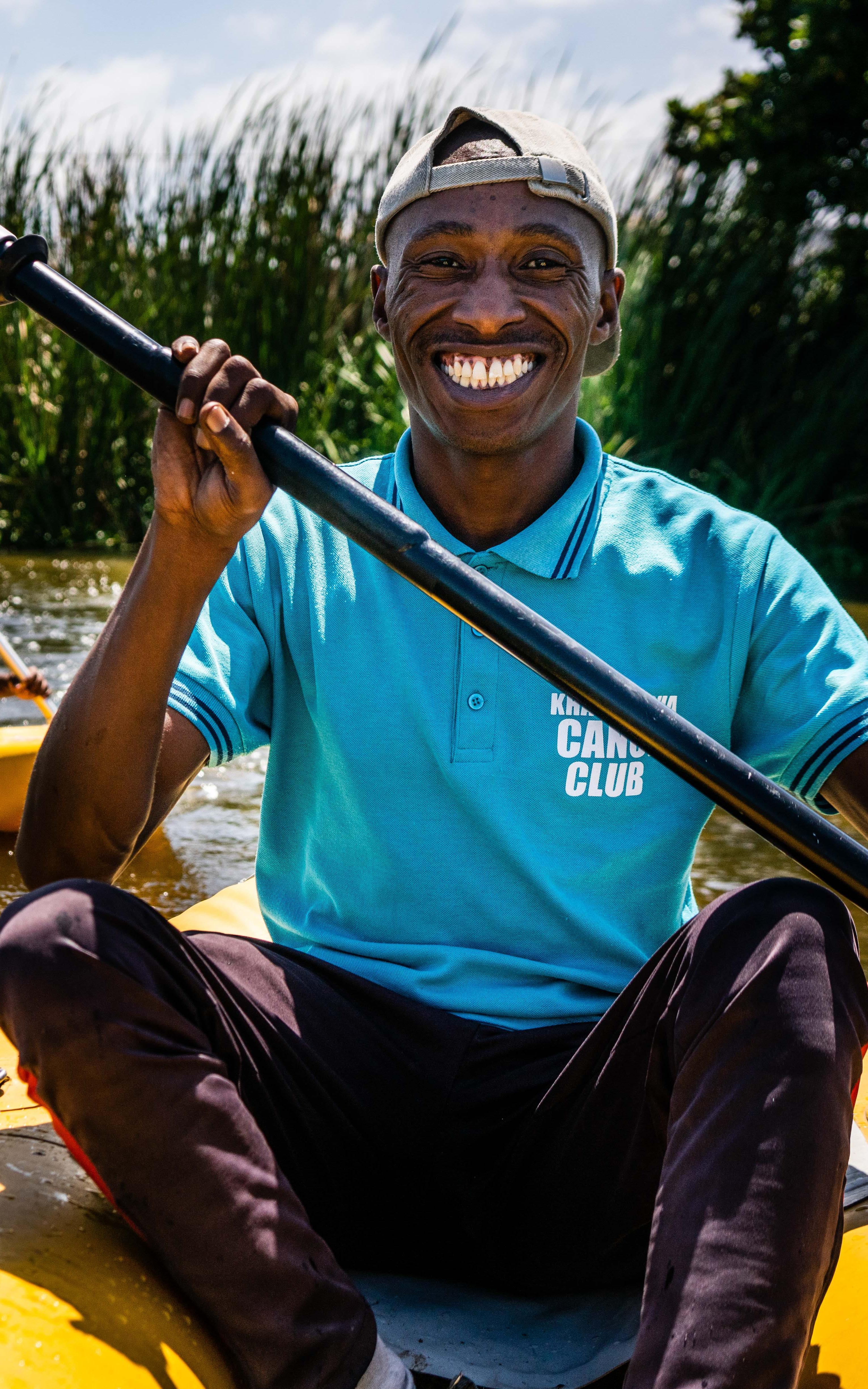 The canoer cleaning up Khayelitsha’s wetlands with his club