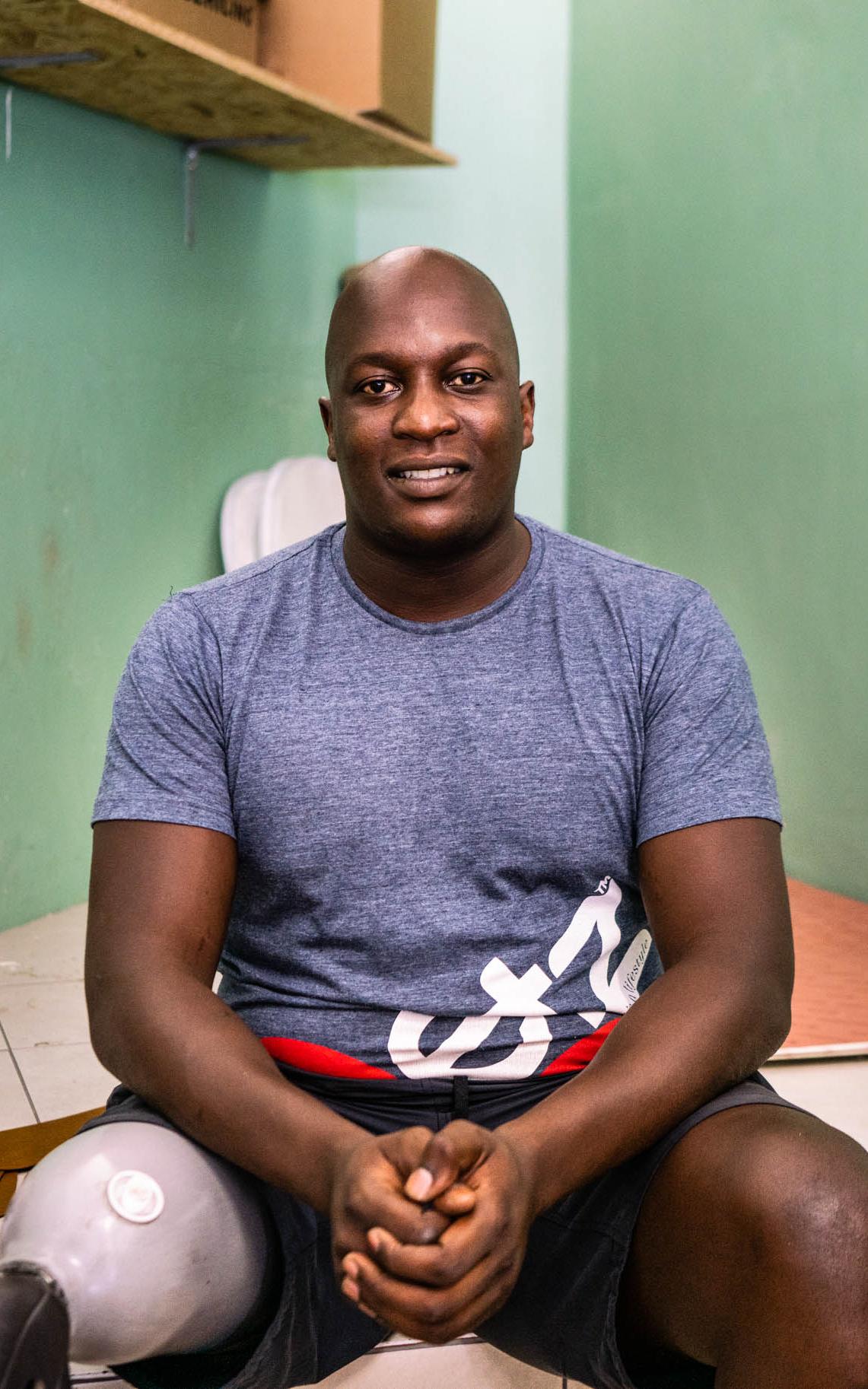 Man smiling at camera