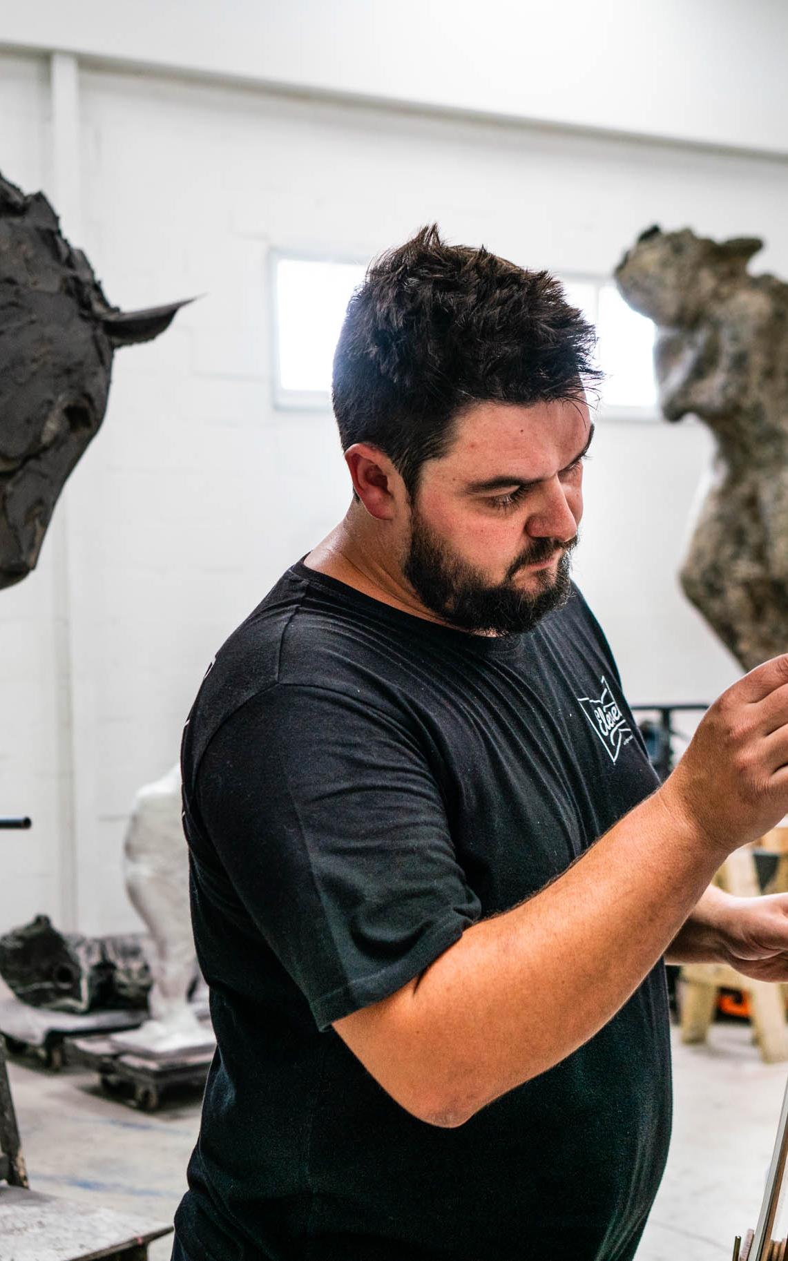“Don’t let anyone discourage you.” The sculptor moulding an authentic legacy