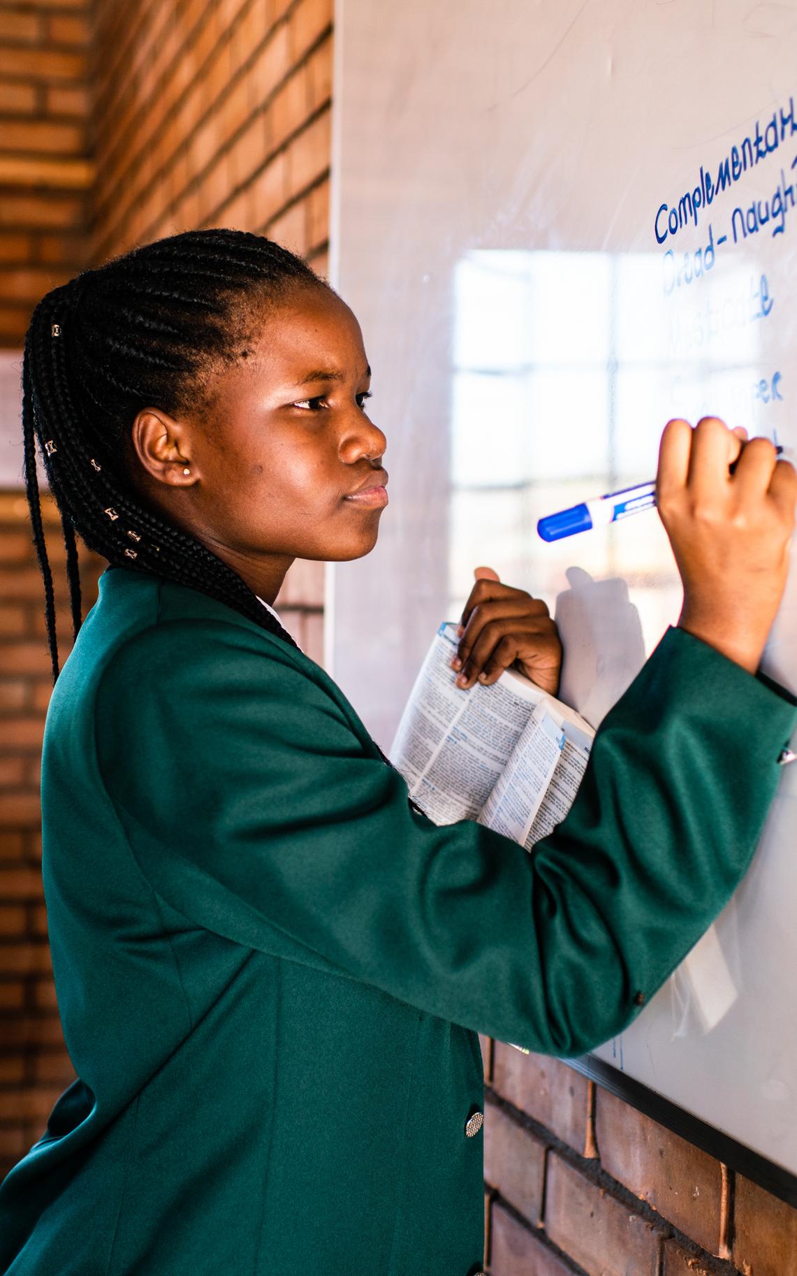 The national champion of the 2018 Mzansi Spelling Bee.