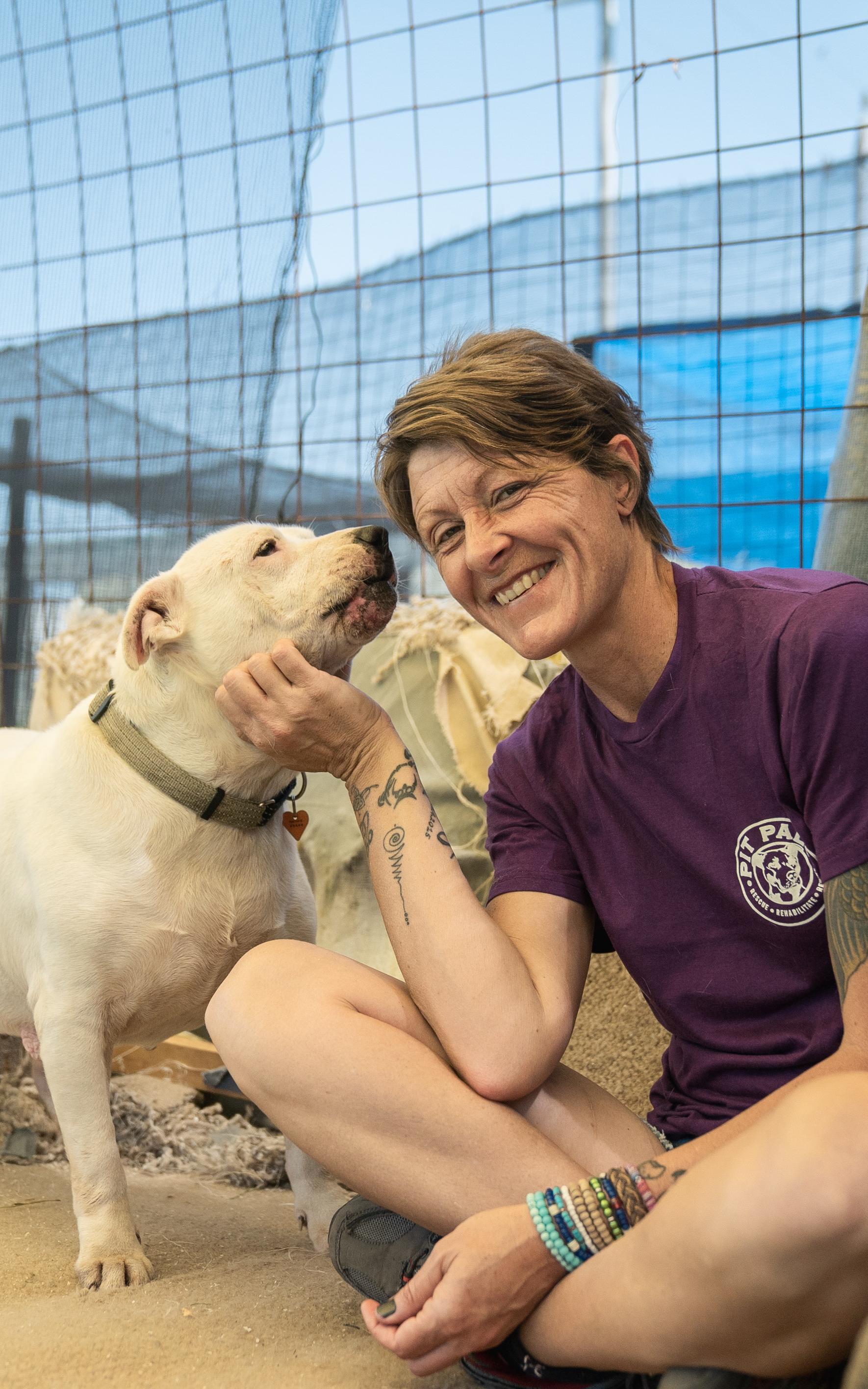 Saving pit bull's with unconditional love