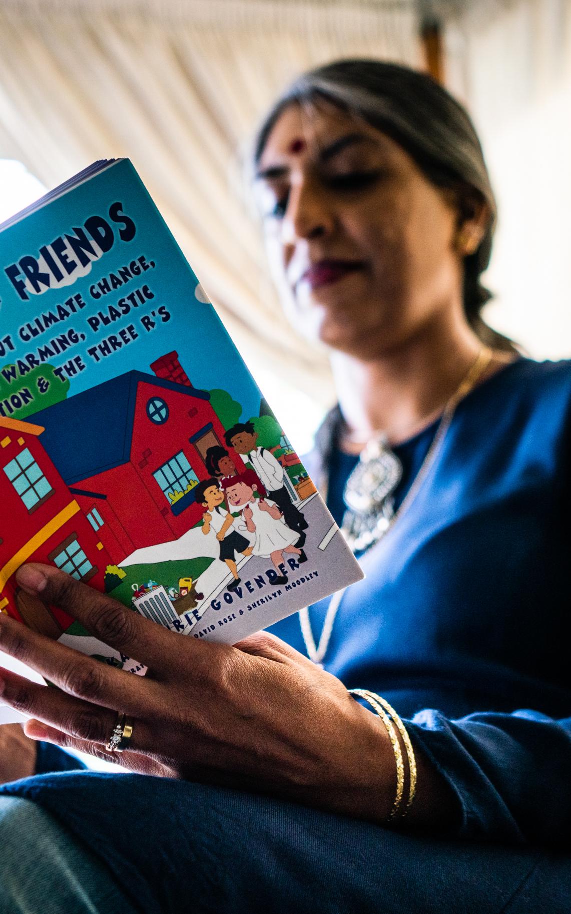 A book teaching kids about climate crisis.