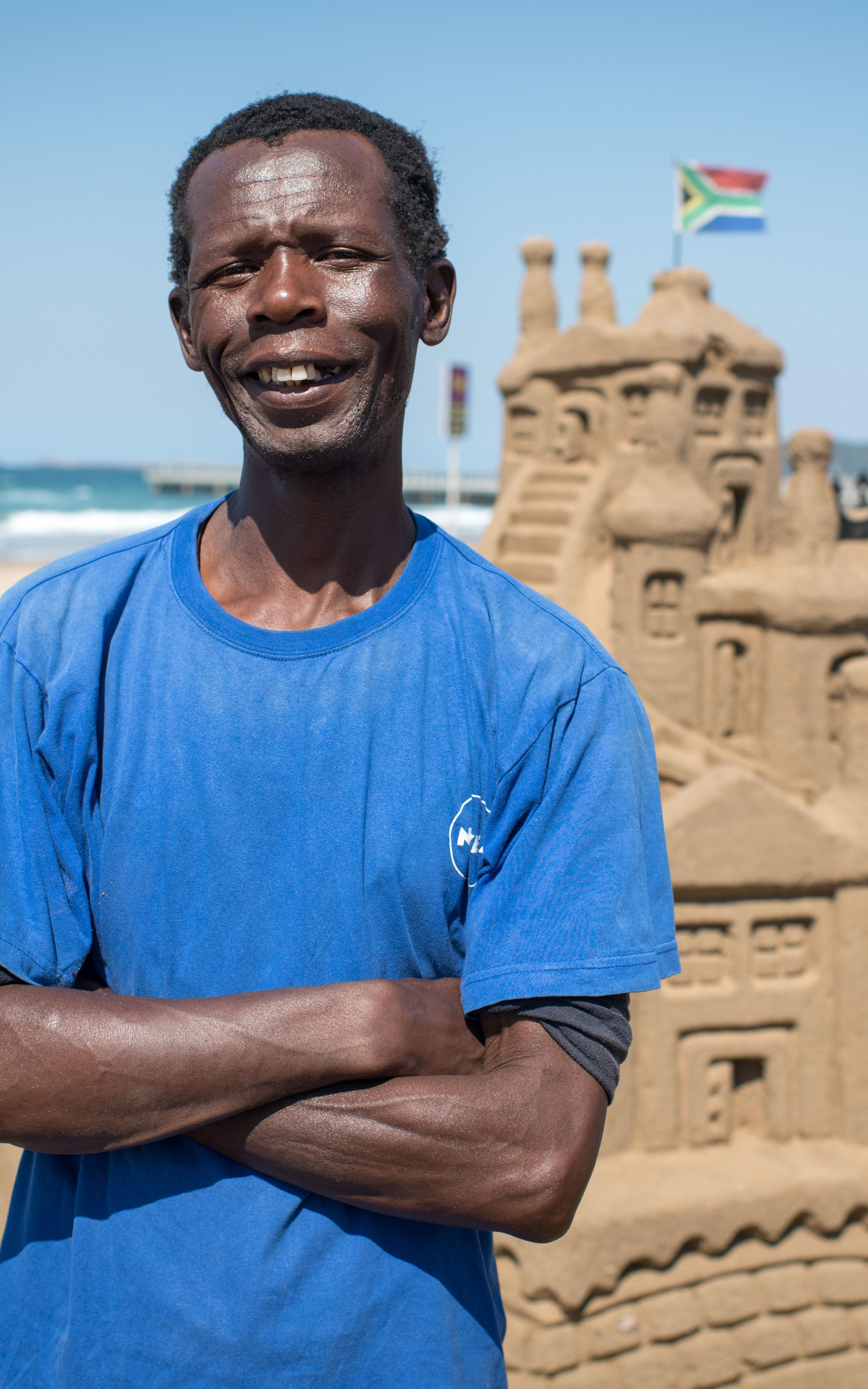 Sifting out the story of the artist creating Durban’s incredible sand sculptures