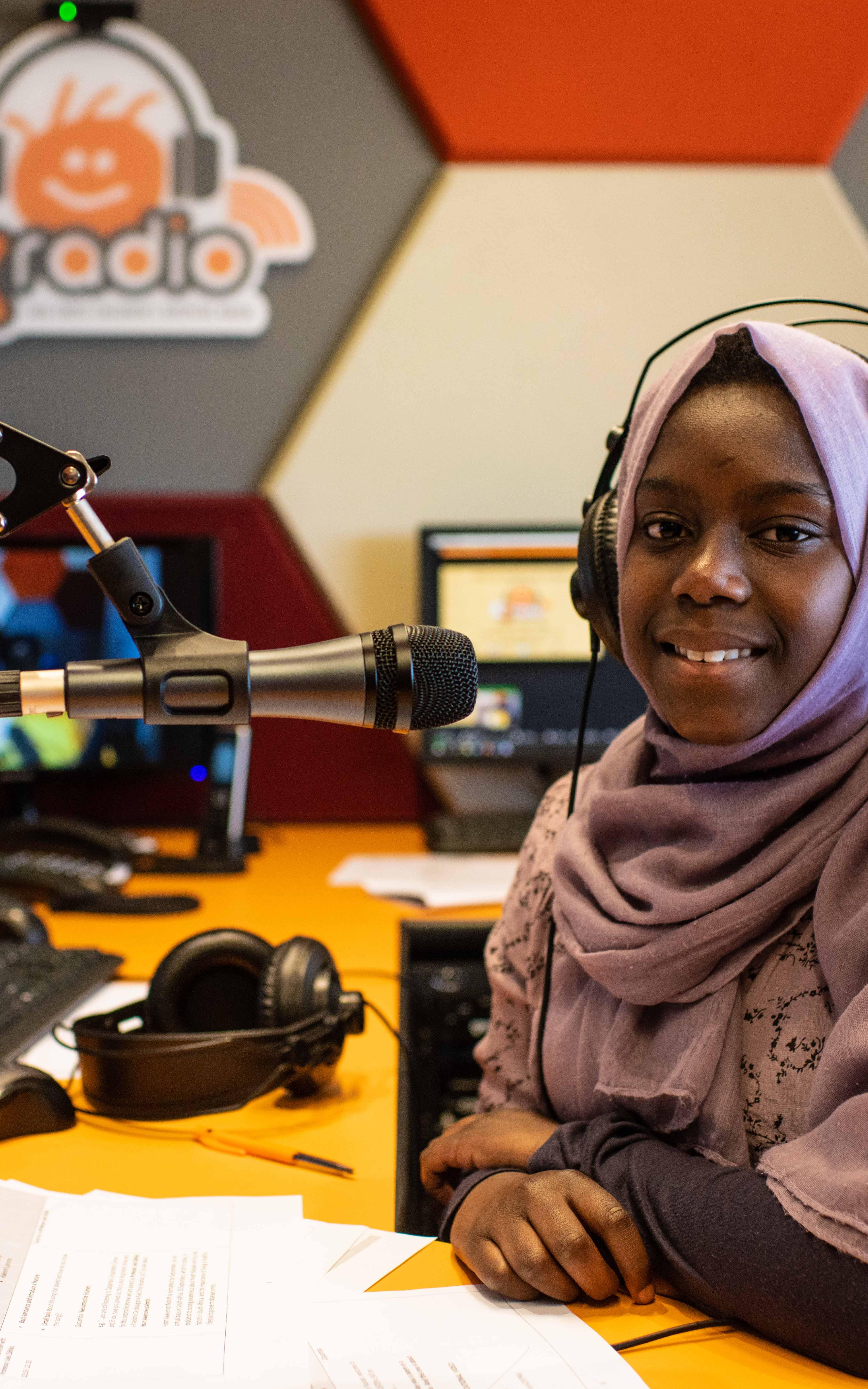 This 13-year-old radio host creates conversations of comfort for children in hospital