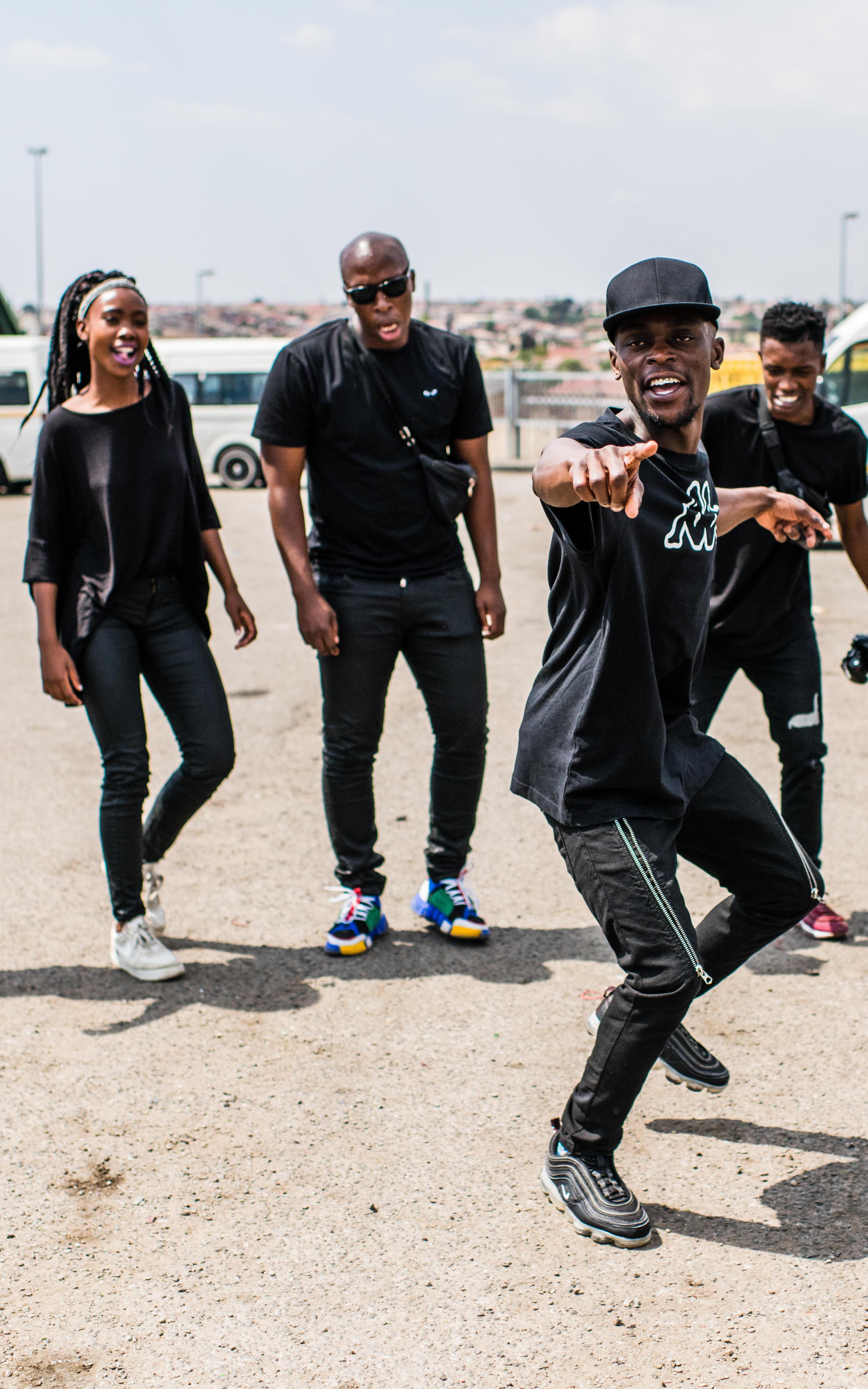 Pantsula dancers