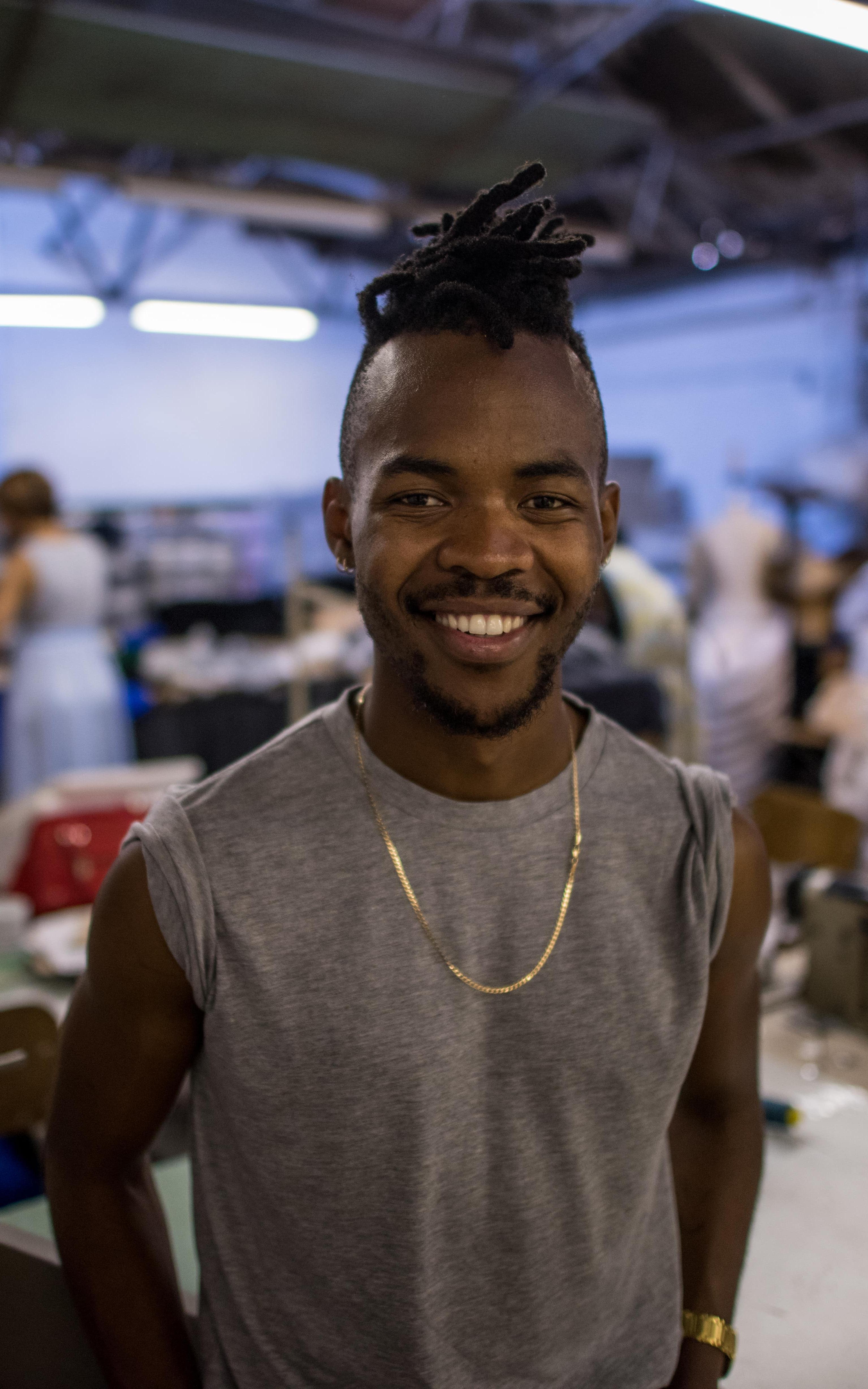 Man smiling at camera