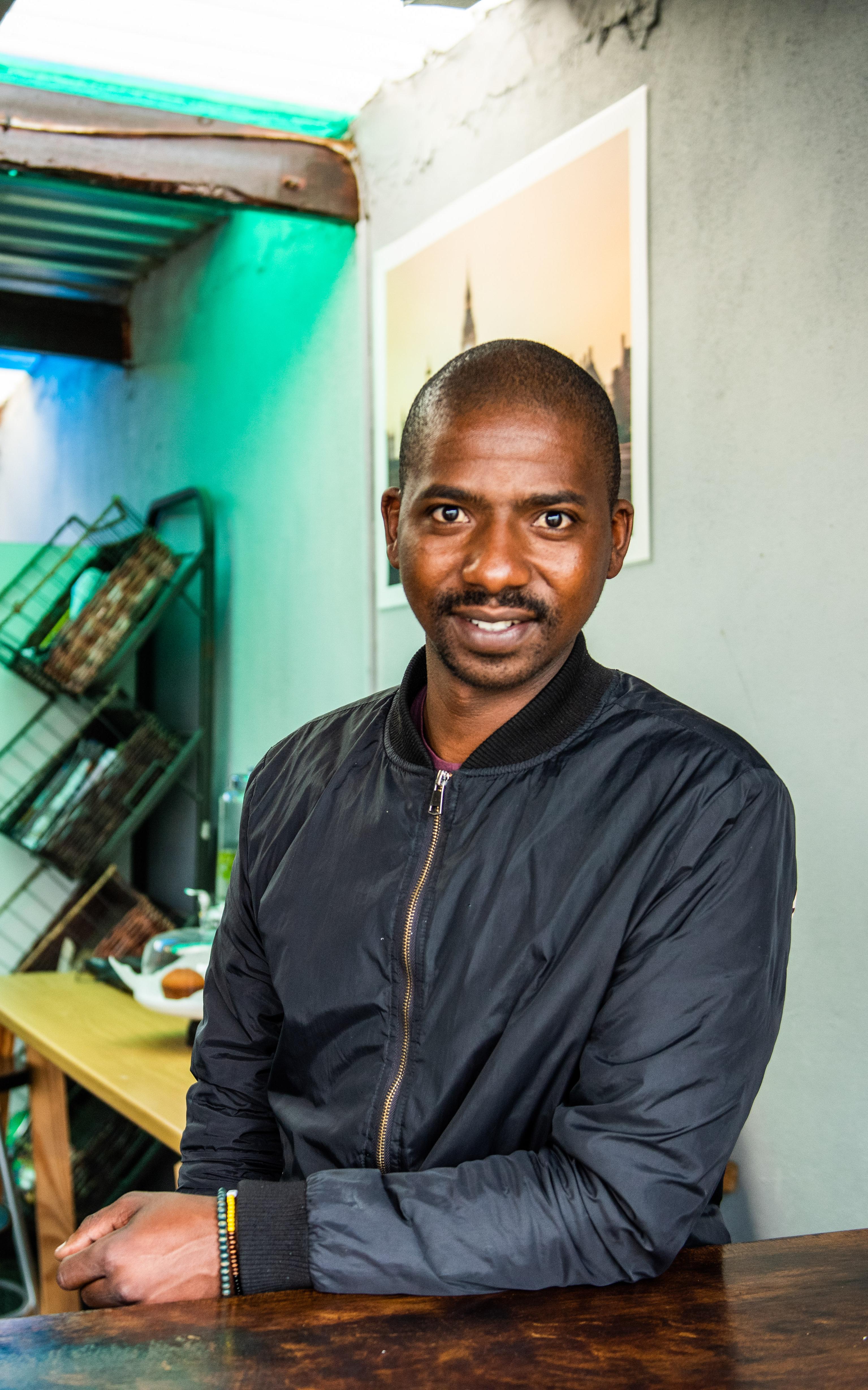 dreaming of a café revolution in the township came through.
