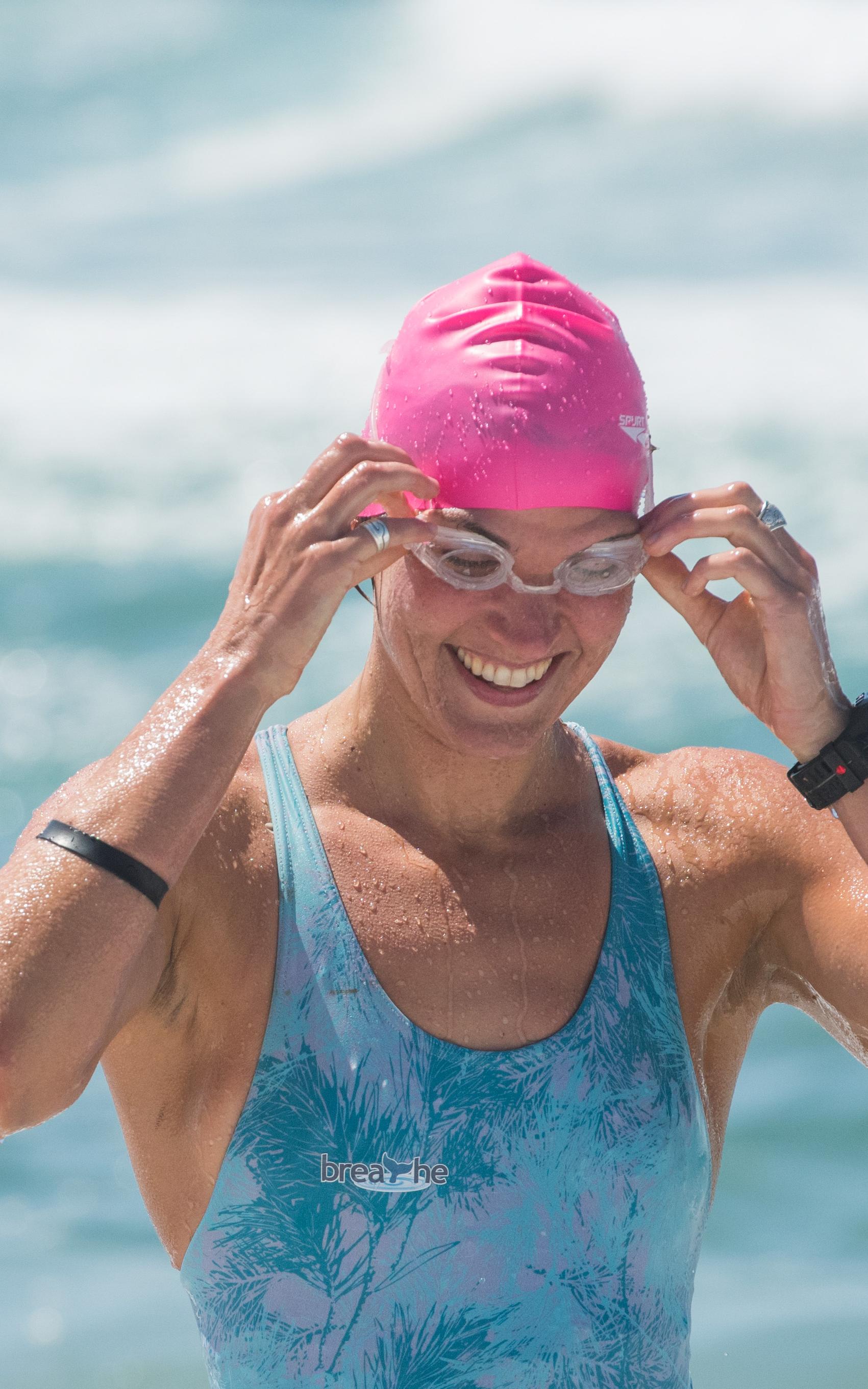 The woman who left the pool to swim marathons at sea
