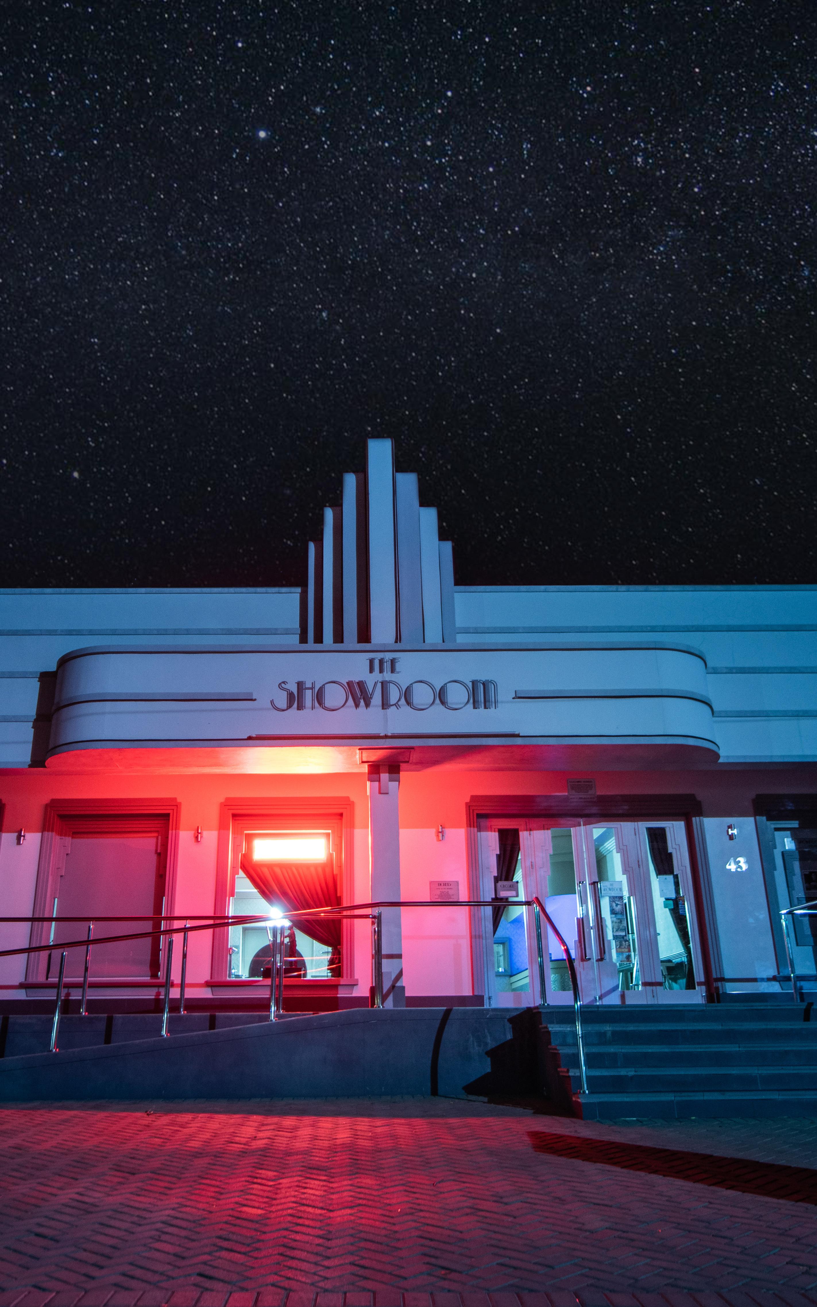 The Showroom cinema at night