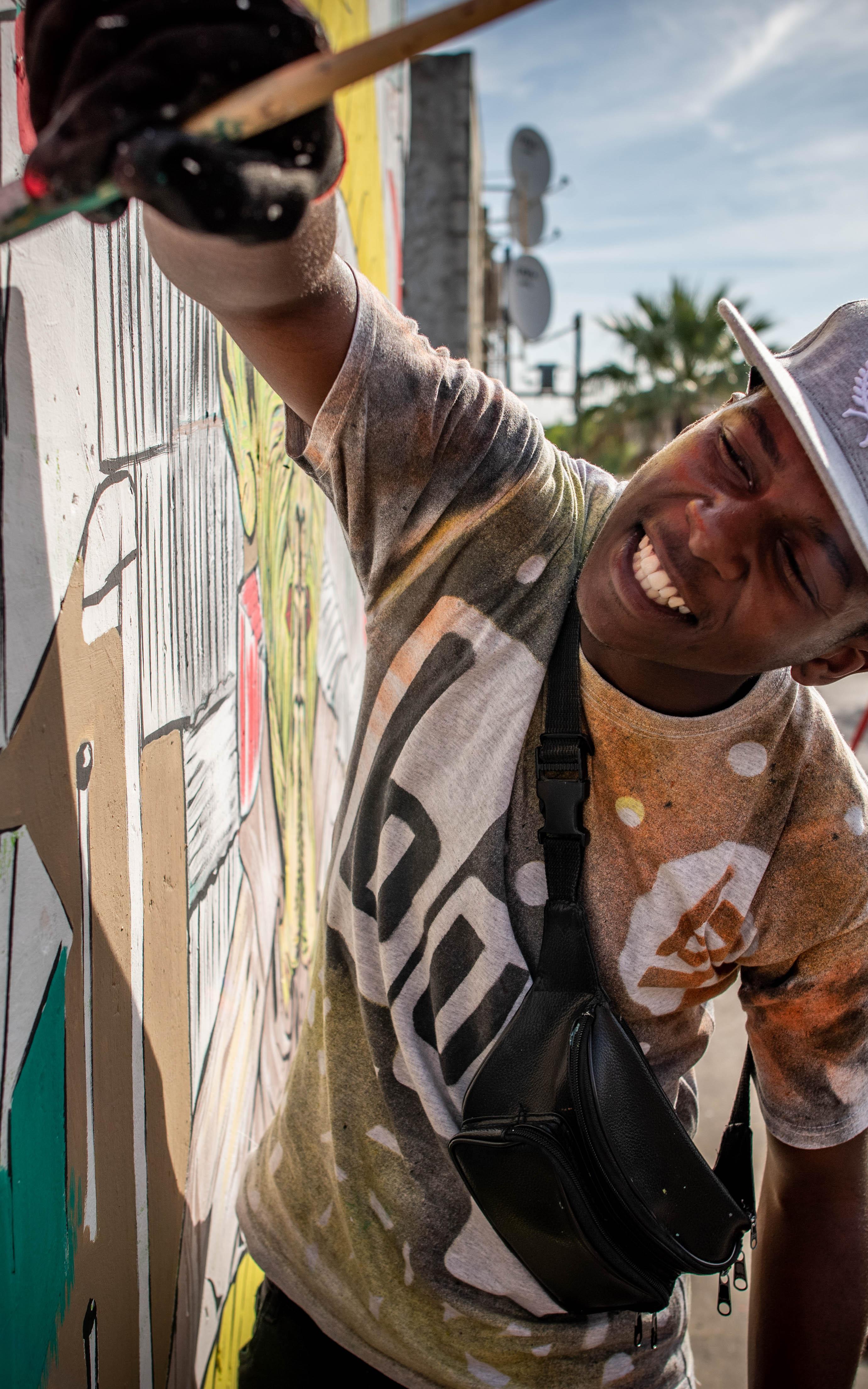 The art in metal welding, a mountain mecca, and community painting.