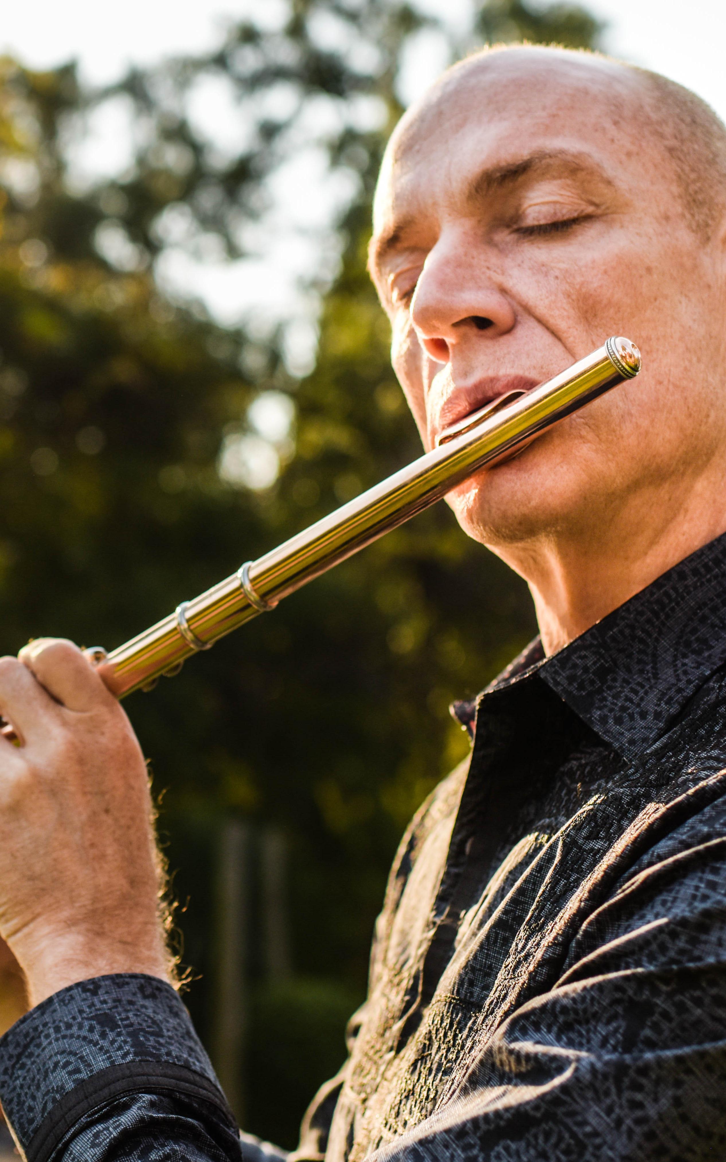 With just a flute and stubborn determination, this musician won a Grammy