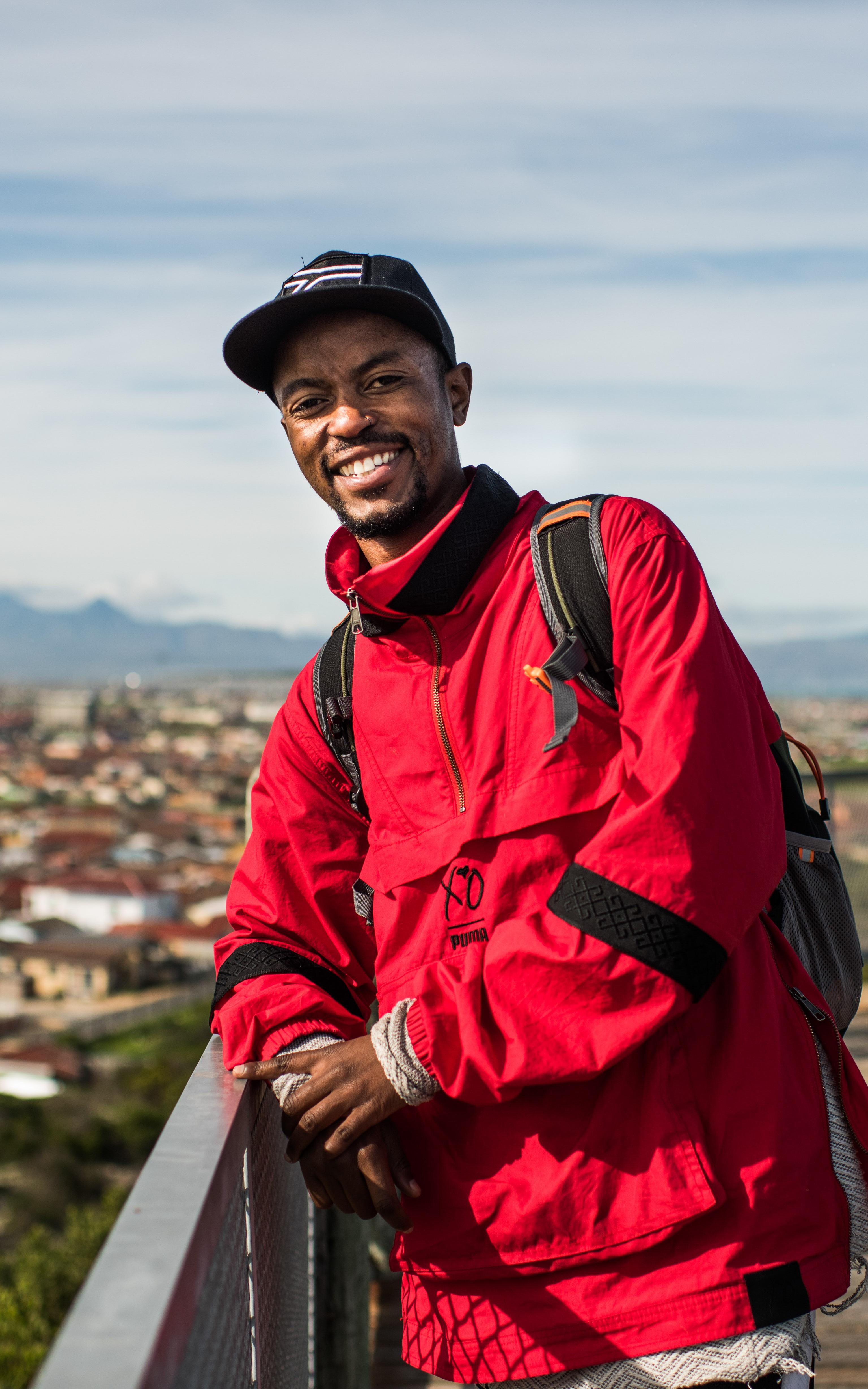 Man smiling at camera