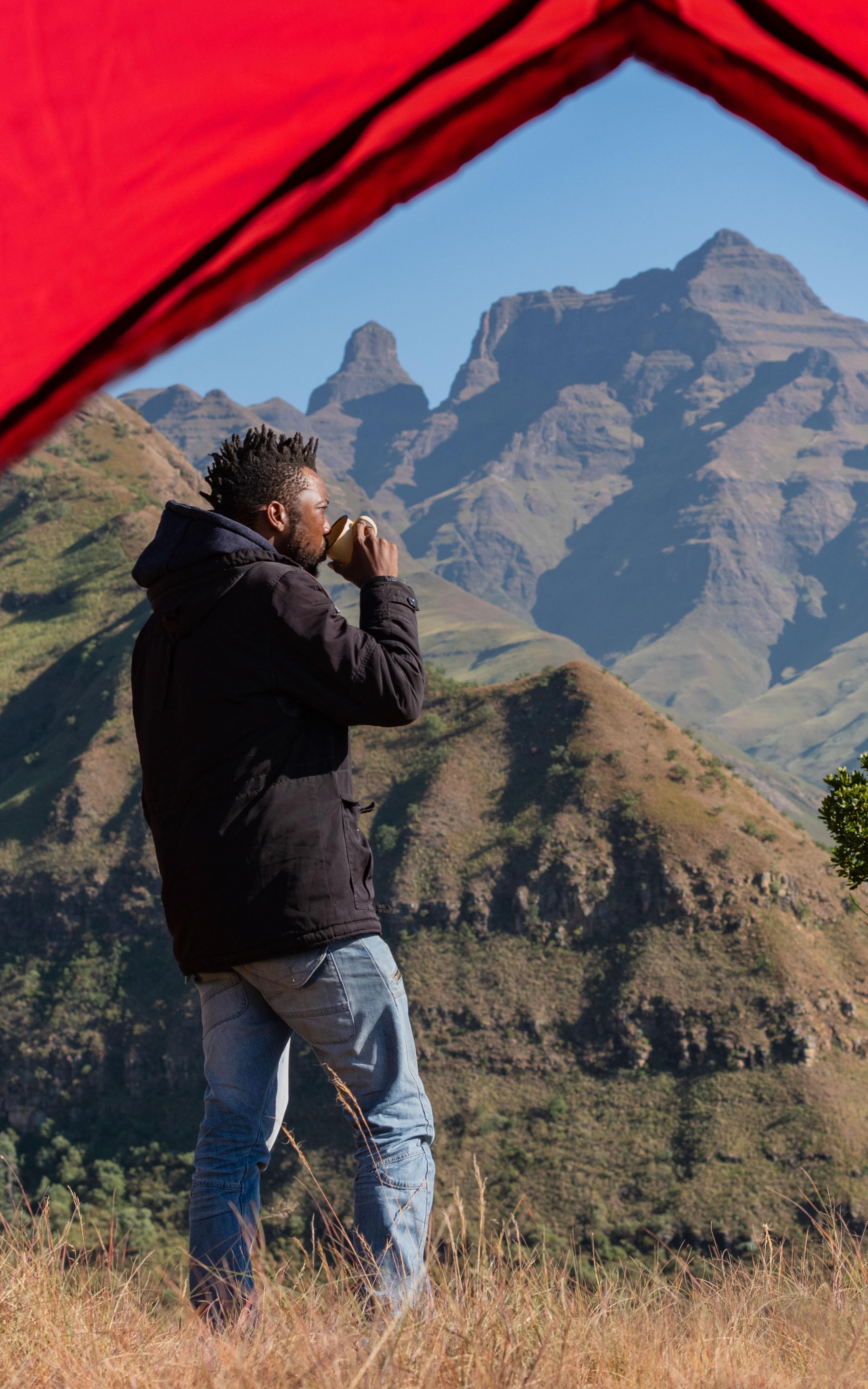 Drakensberg mountain, with the inspiring name.