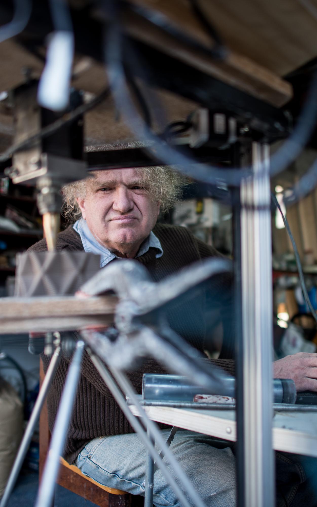 man with machinery.