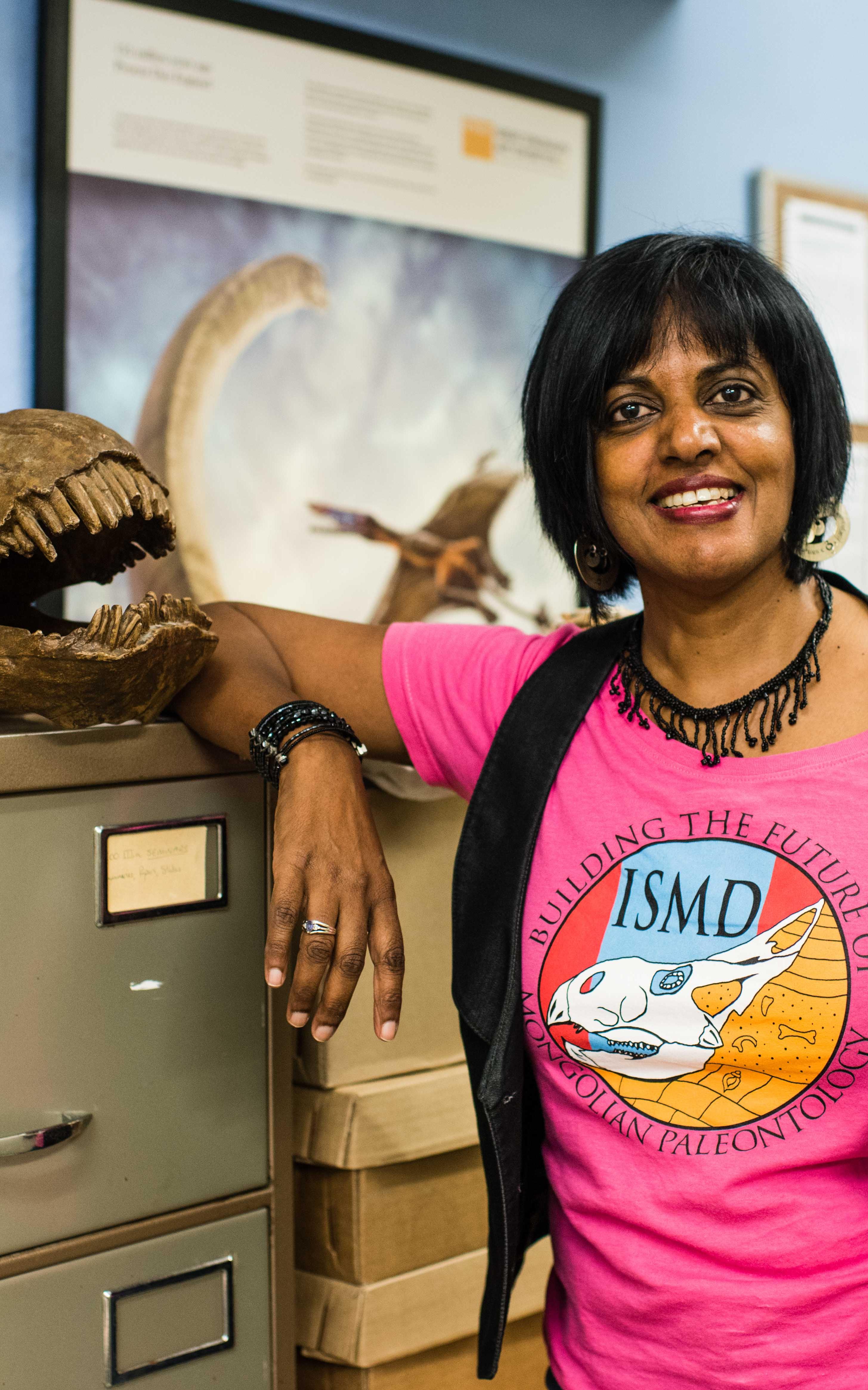 She discovered a new species of dinosaur. Now she’s unearthing a future for young scientists