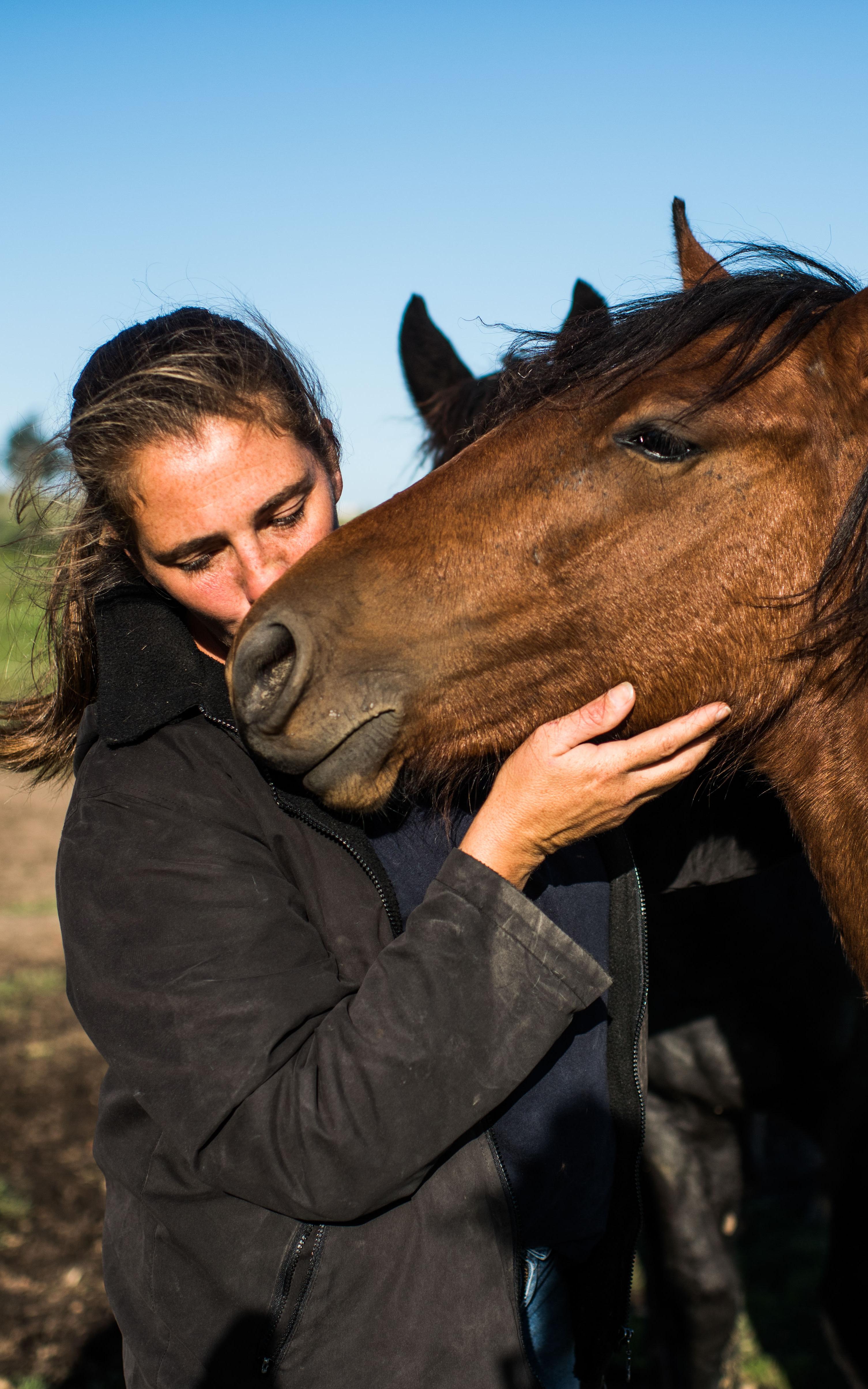 Woman with horse