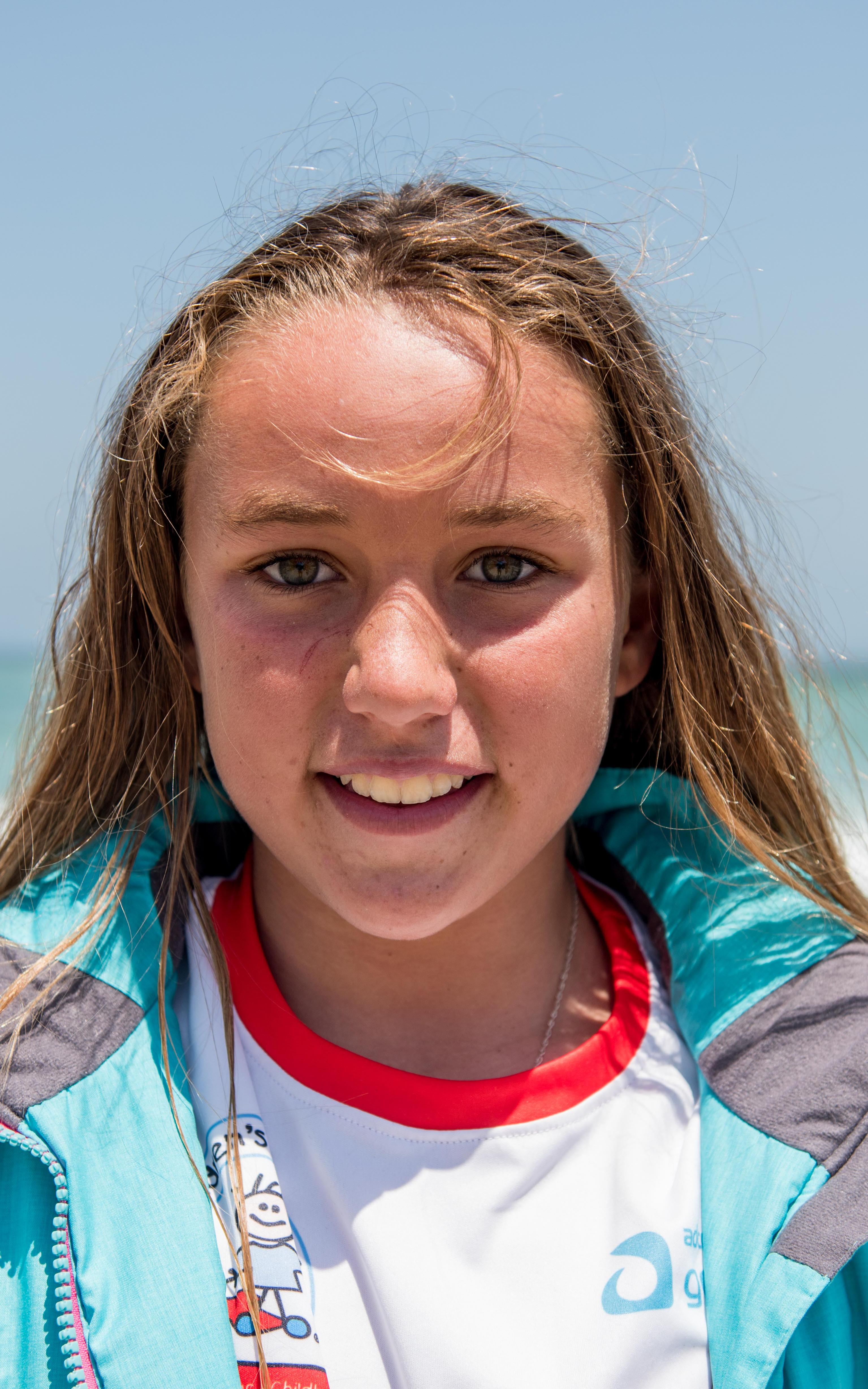 he 11-year-old girl swimming to save lives 