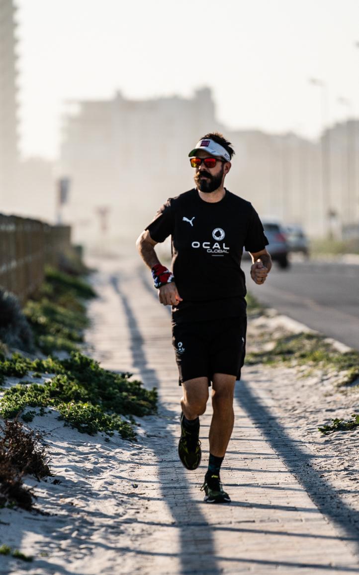 Man jogging
