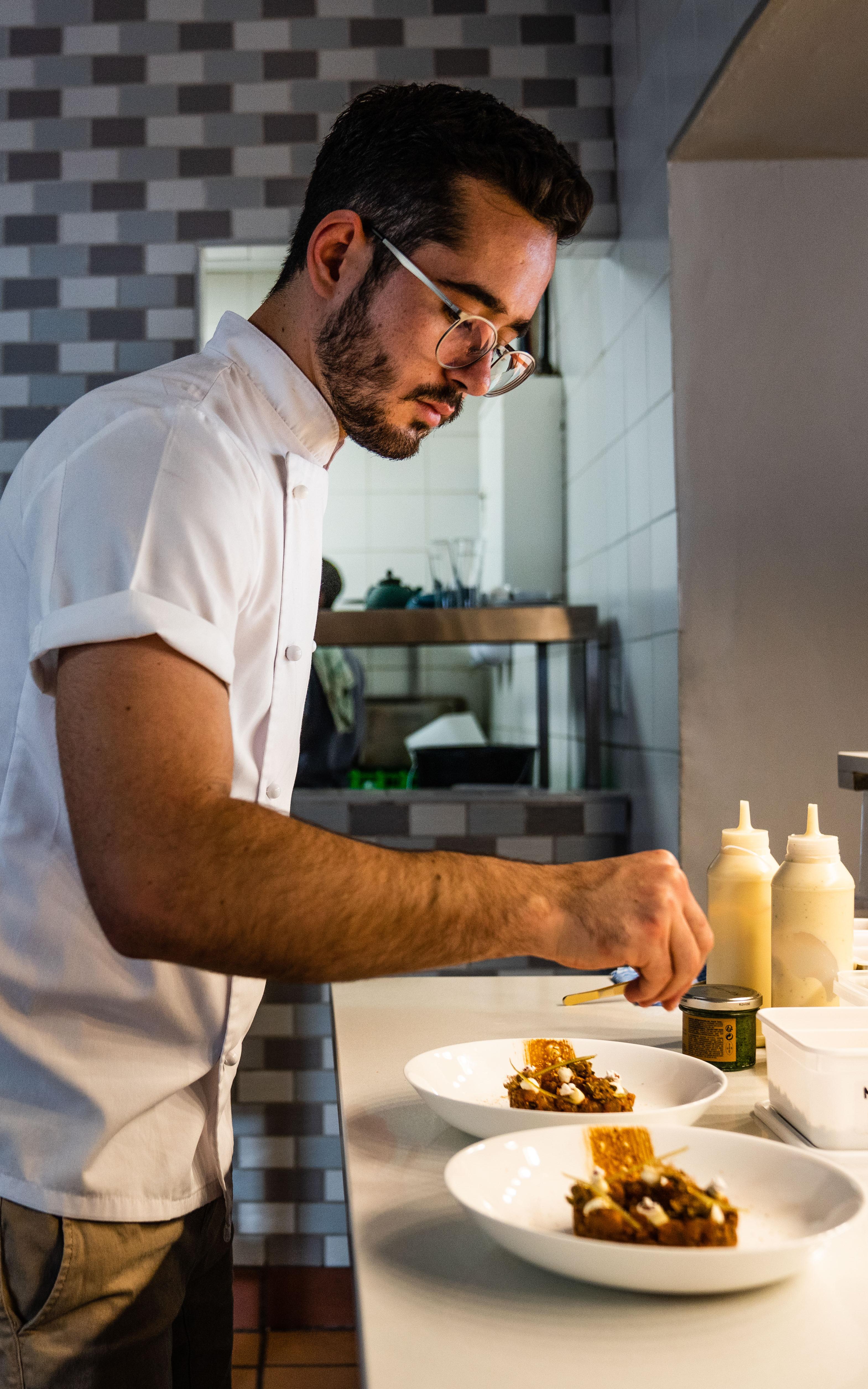the chef's creativity in food making.