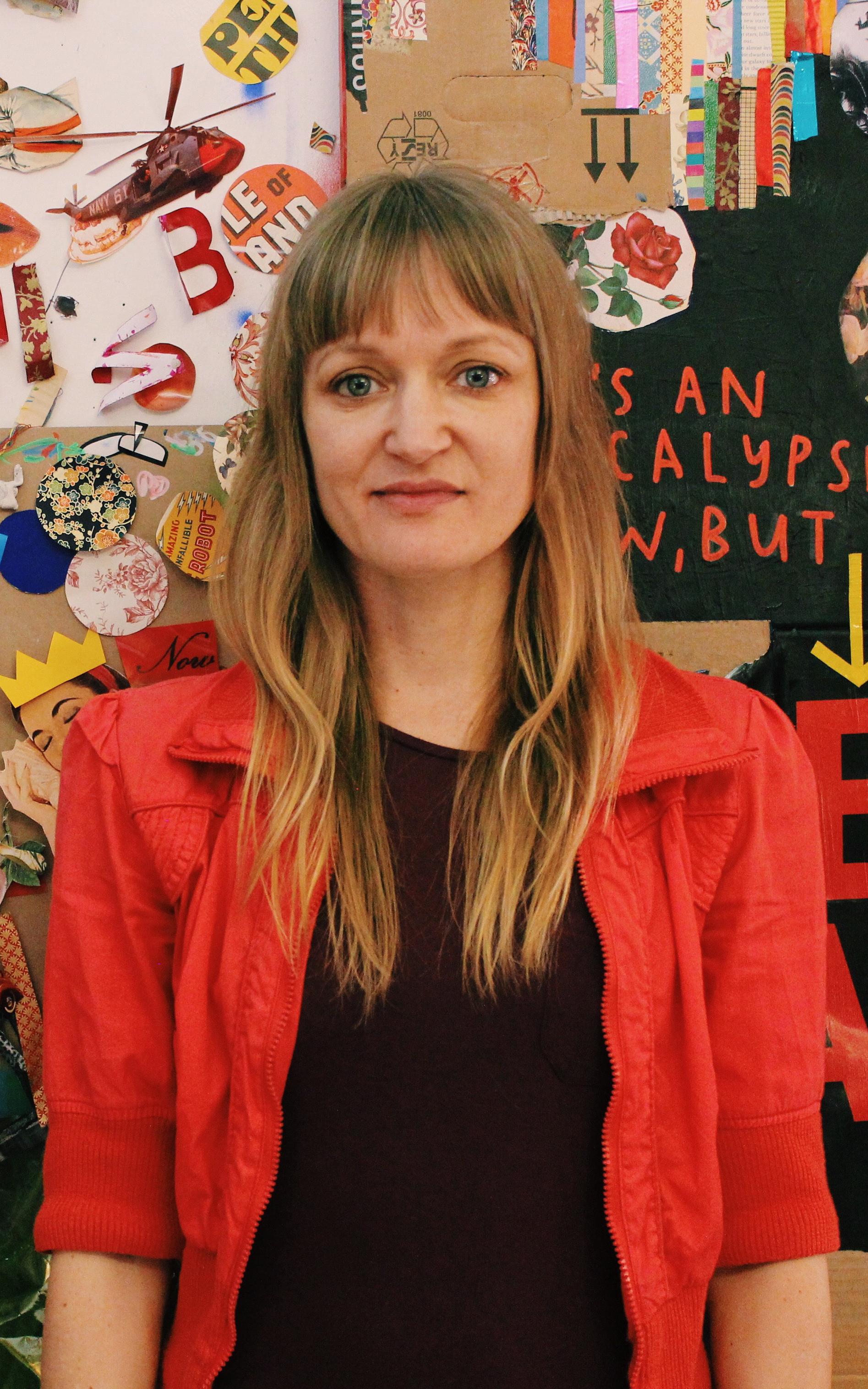 woman in her studio.