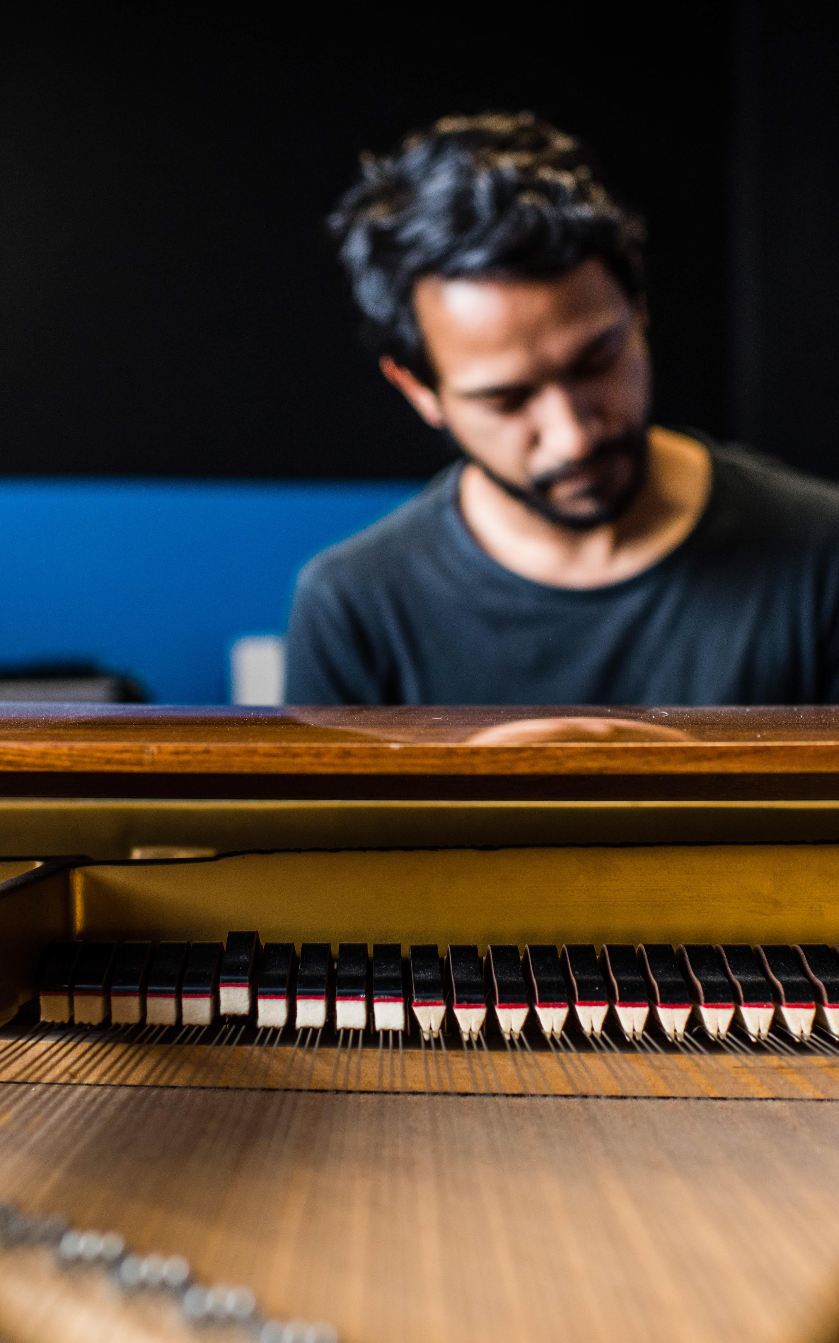 he pianist forging connection through improvisation