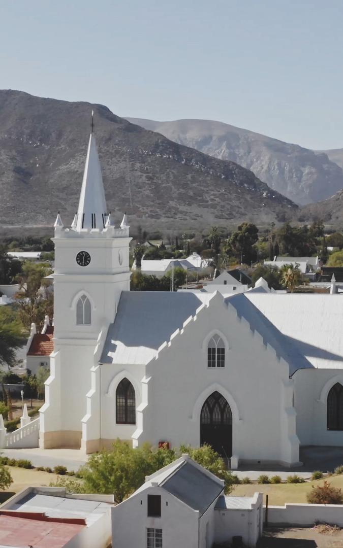 Church amongst mountains