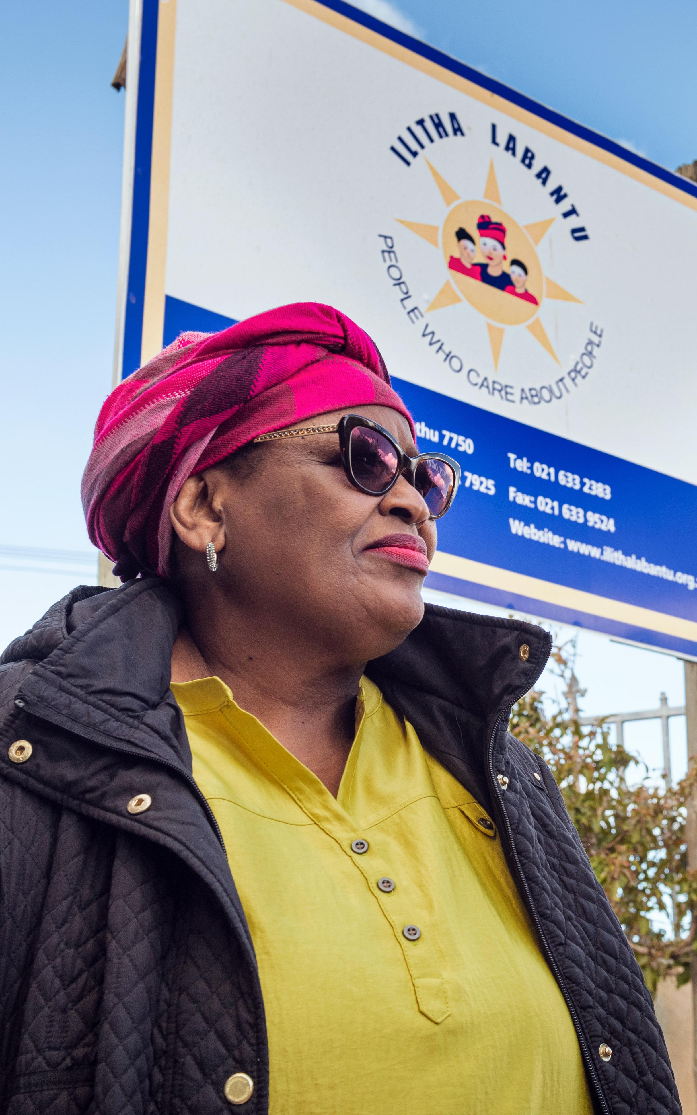 She is fighting against violence.