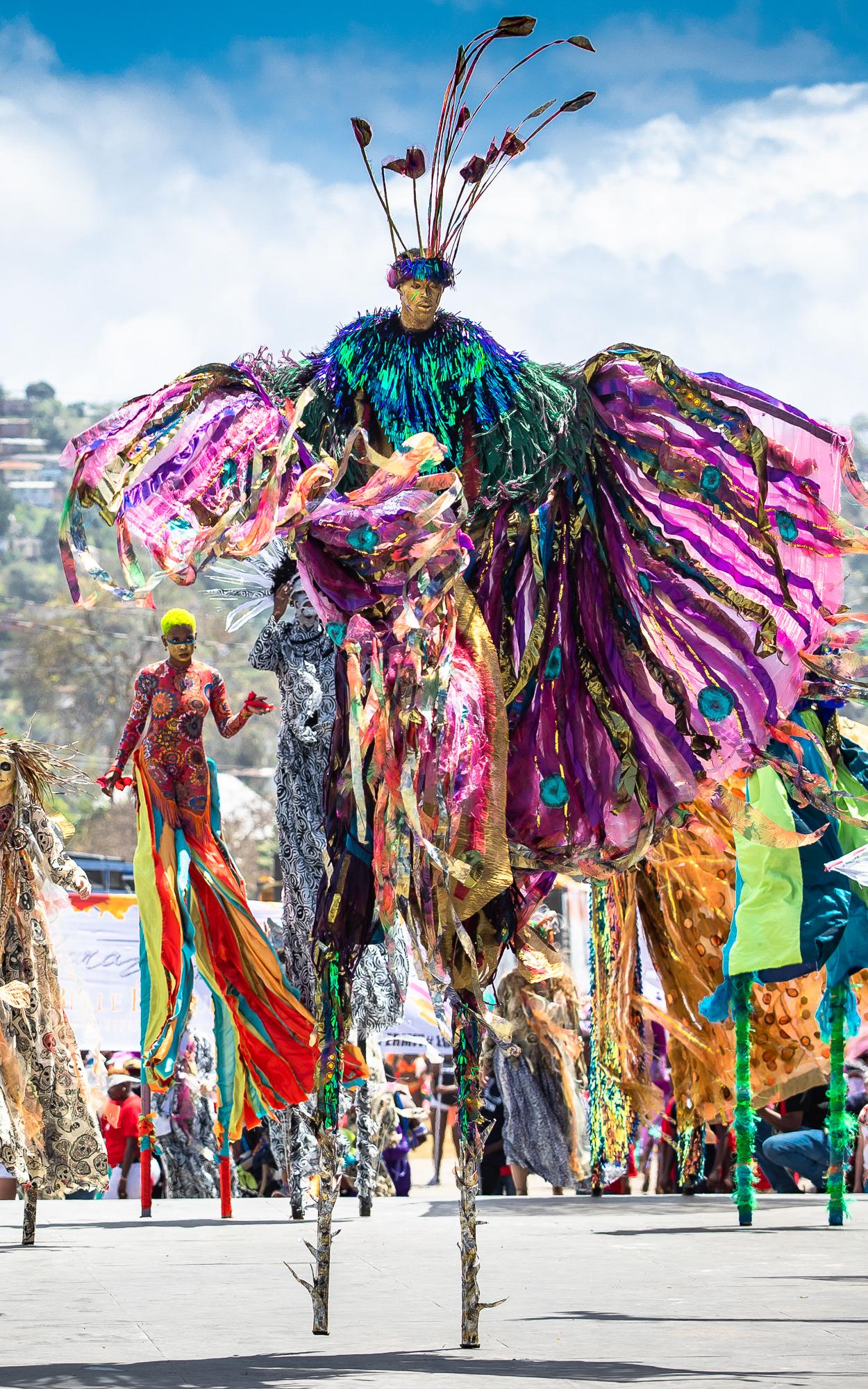 people in parade