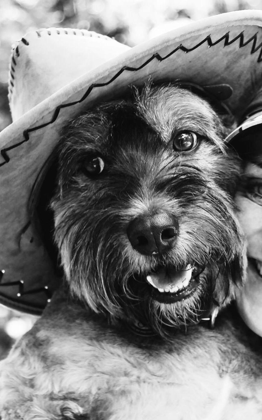 Woman and her dog