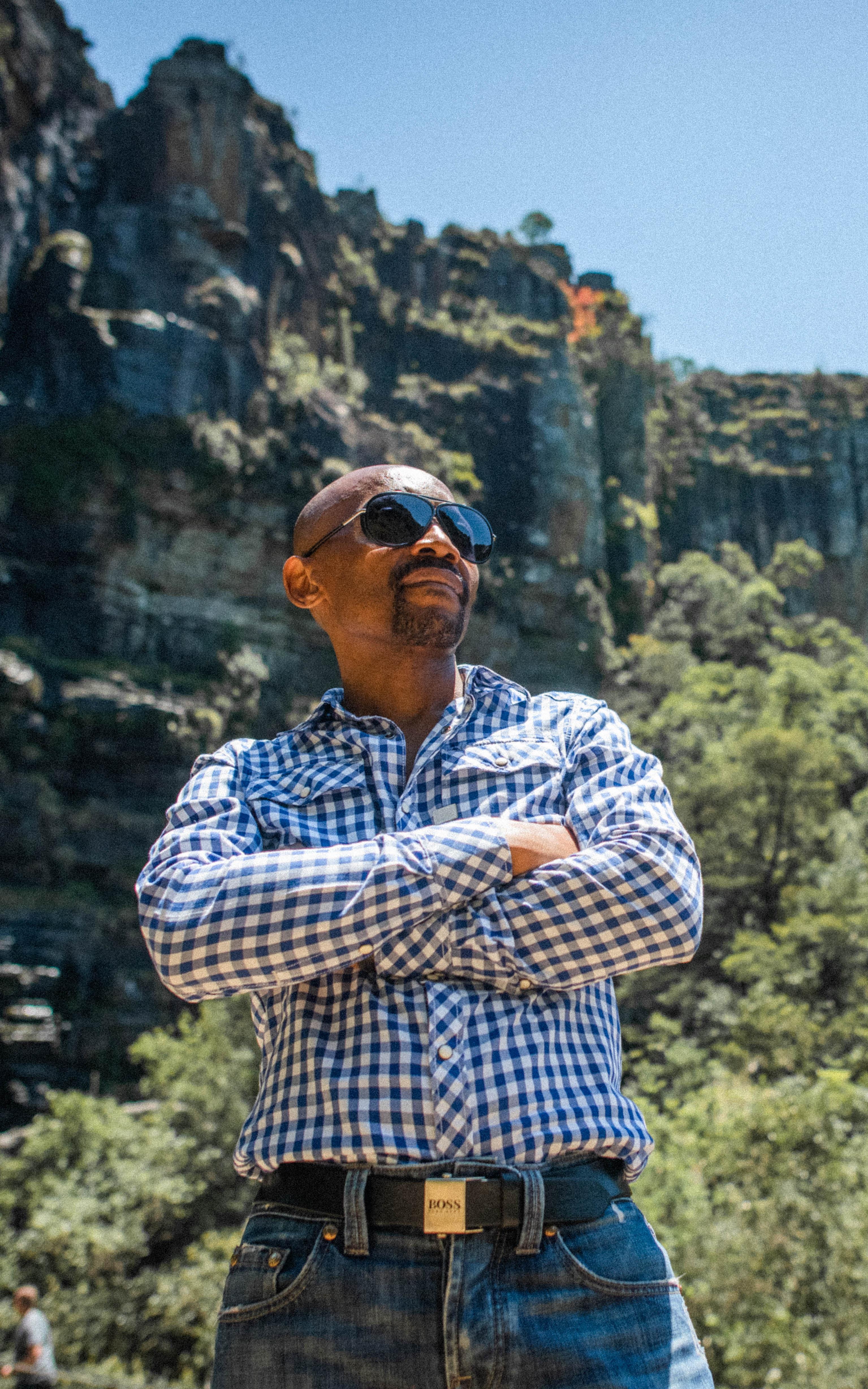 Man in Graskop Gorge