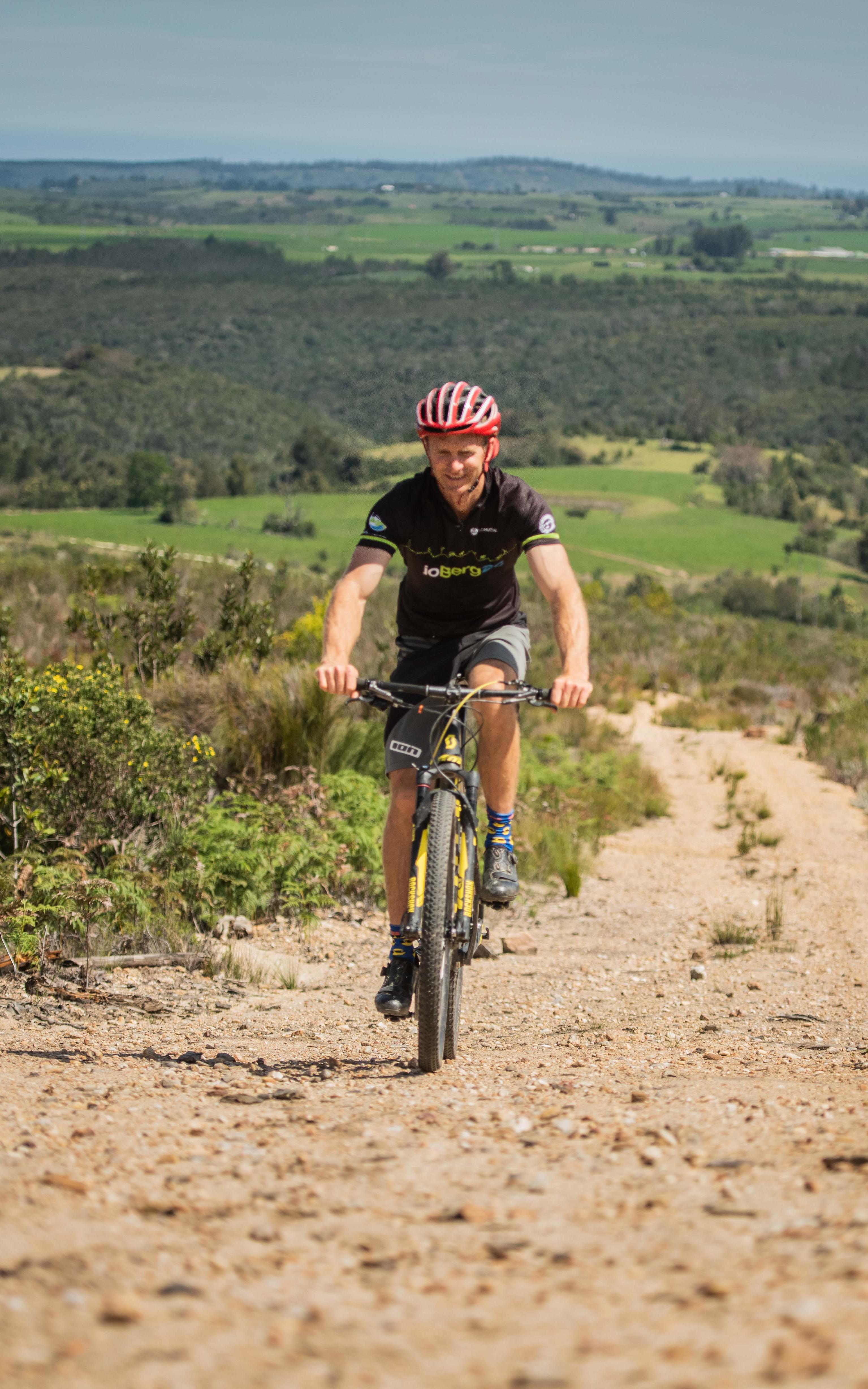 Man on a bicycle