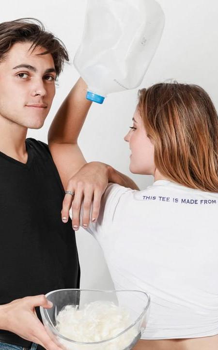 beautiful news milk tee