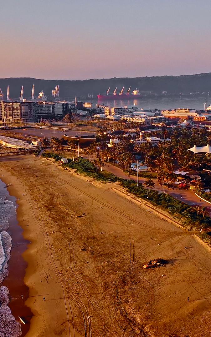 The lively, meandering Golden Mile is the essence of Durban itself