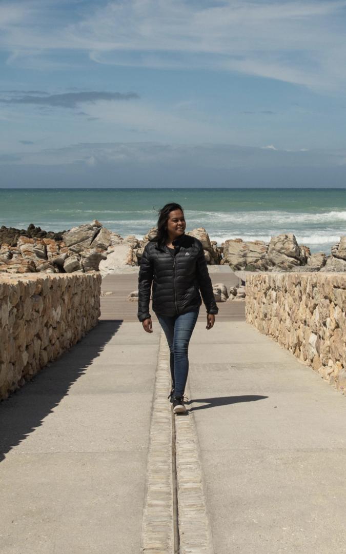 Woman at beach
