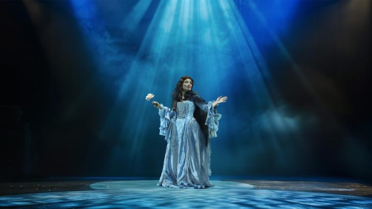 Opera singer Brittany Smith performs on stage