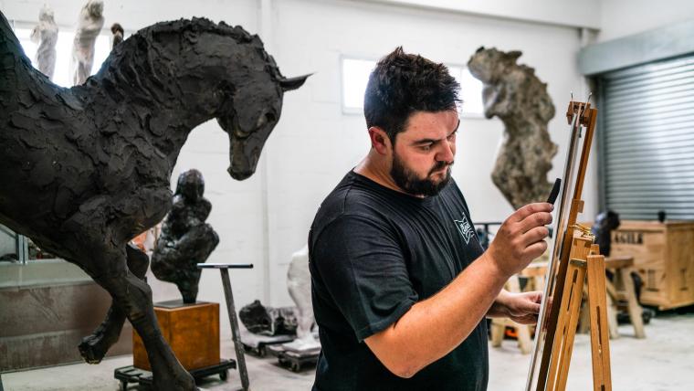 “Don’t let anyone discourage you.” The sculptor moulding an authentic legacy