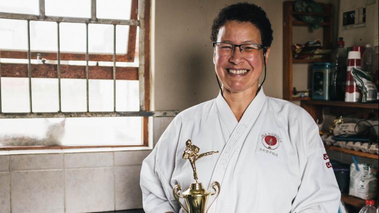 Self-confidence comes from within. How this nurse fought depression in the dojo