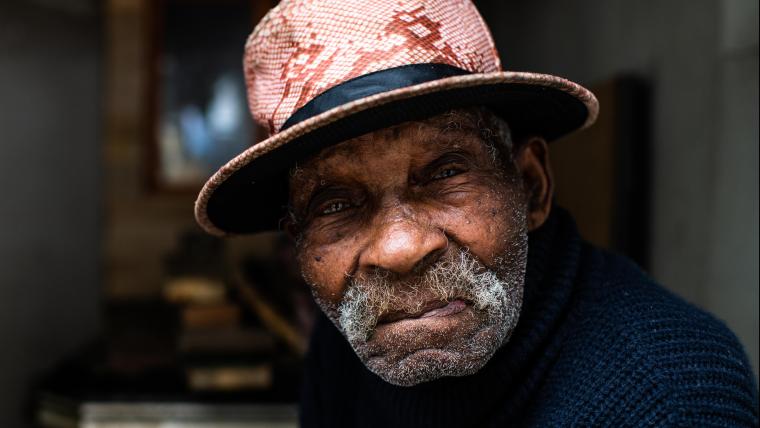 “I’m a laaitie.” Meet the oldest man in the world