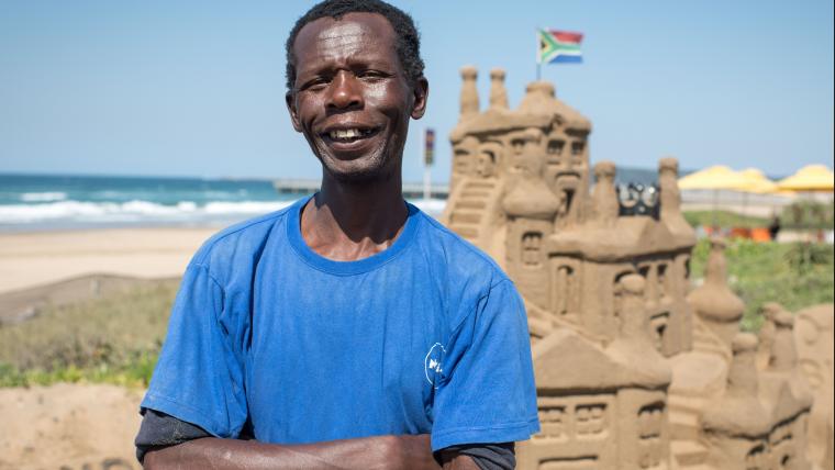 Sifting out the story of the artist creating Durban’s incredible sand sculptures