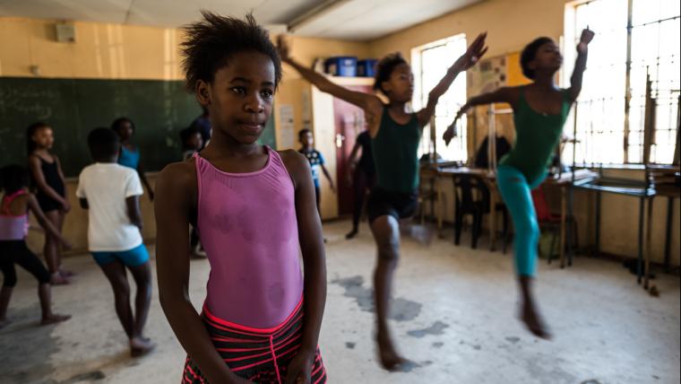 Children dancing