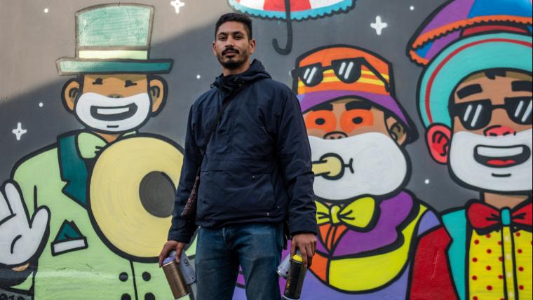 Hanning is changing perceptions of street art and its community benefits.