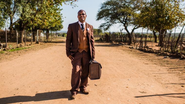 man with briefcase.